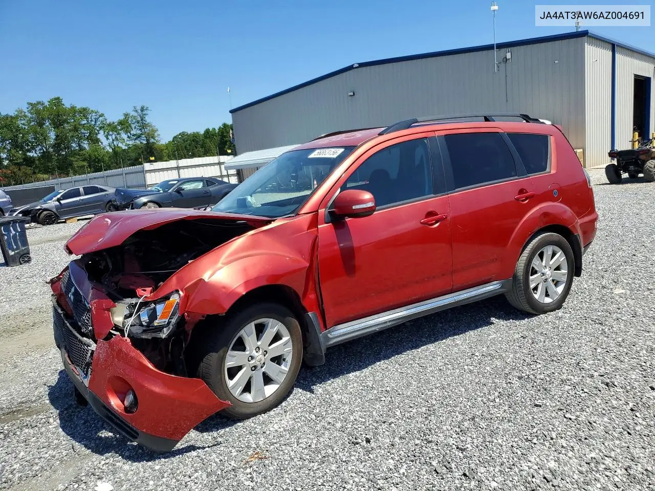 2010 Mitsubishi Outlander Se VIN: JA4AT3AW6AZ004691 Lot: 56863156