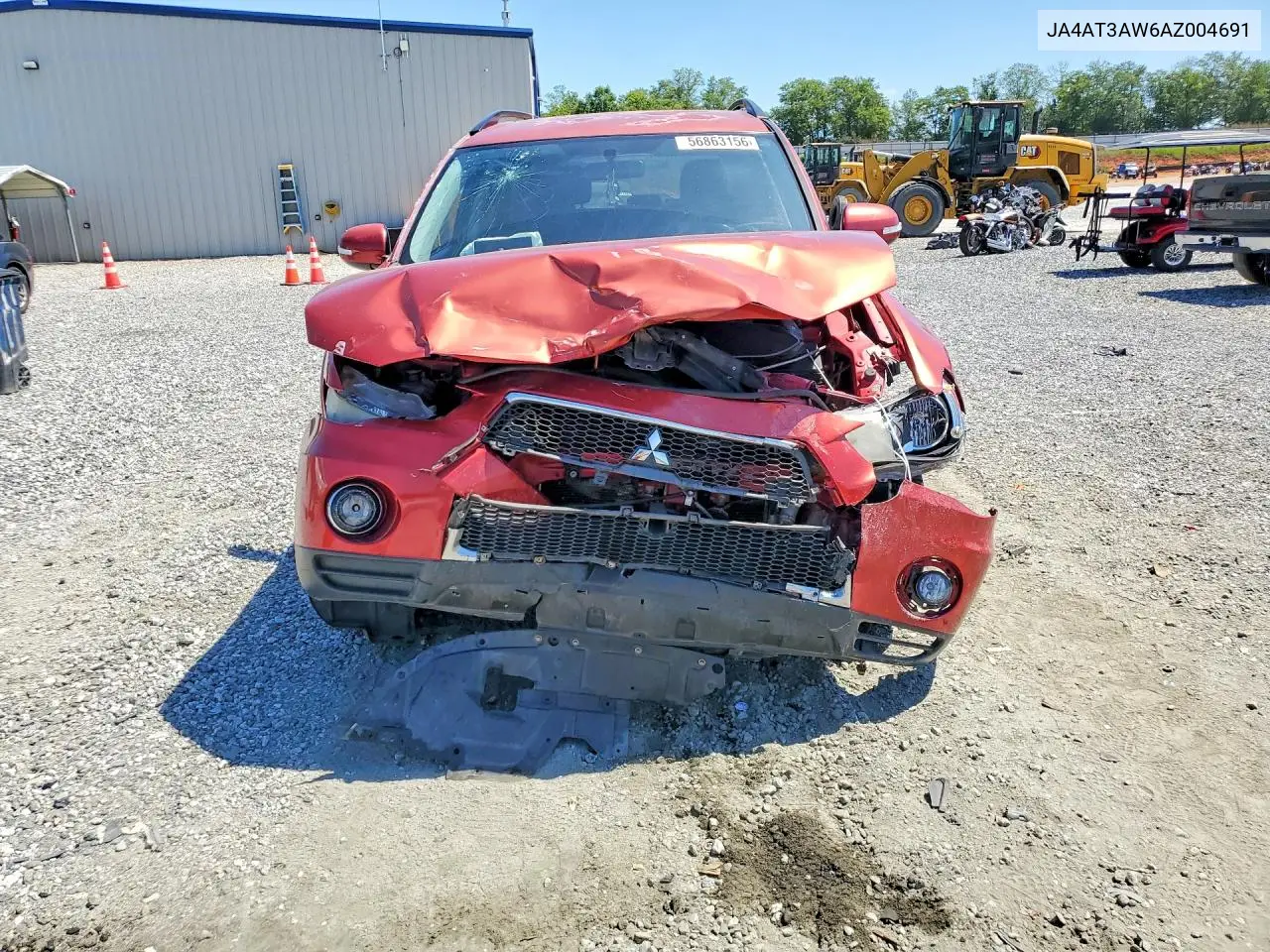2010 Mitsubishi Outlander Se VIN: JA4AT3AW6AZ004691 Lot: 56863156