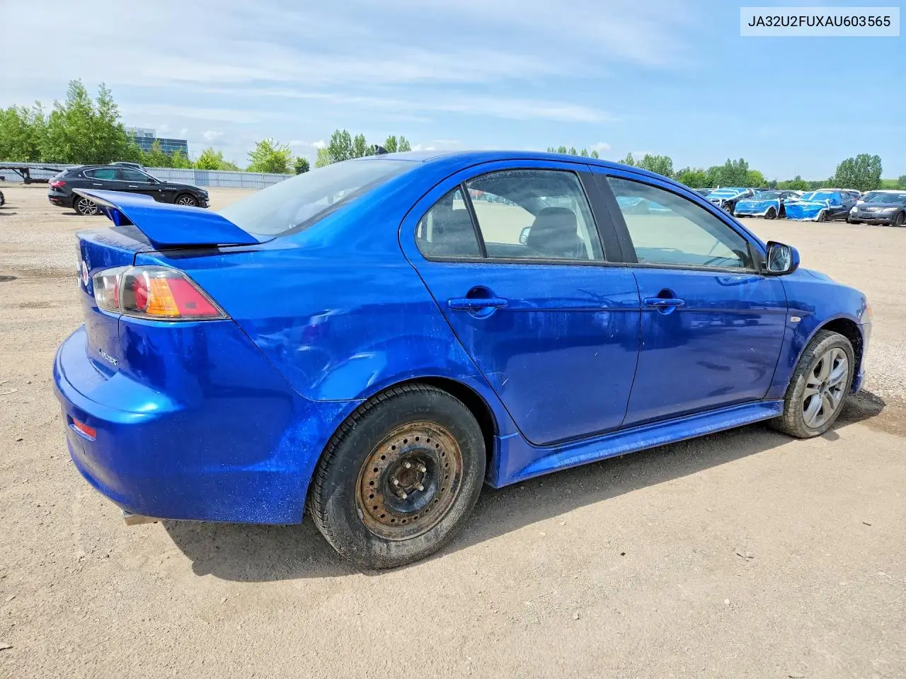 2010 Mitsubishi Lancer Es VIN: JA32U2FUXAU603565 Lot: 57341016