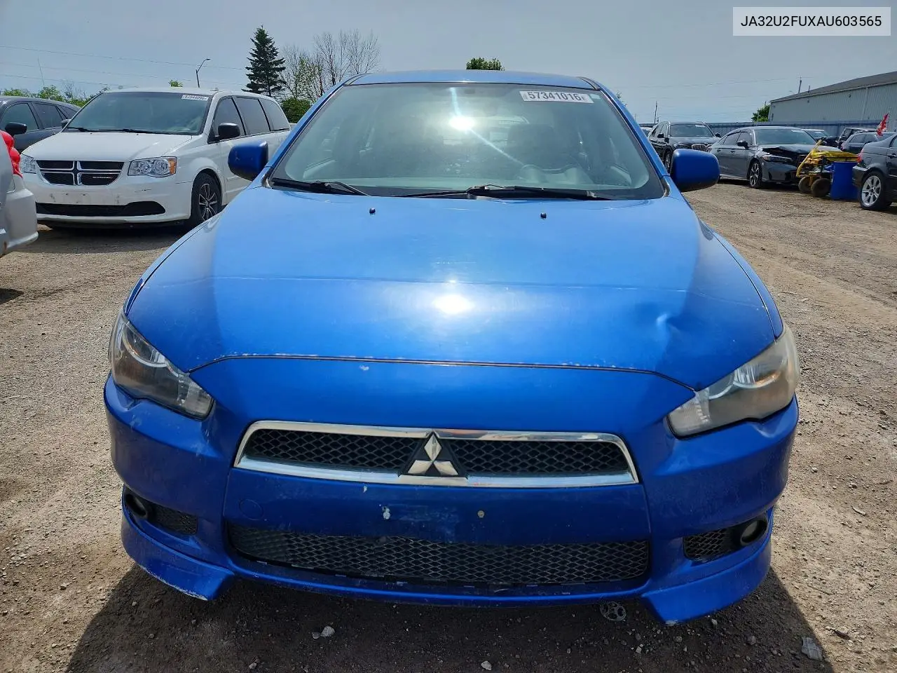 2010 Mitsubishi Lancer Es VIN: JA32U2FUXAU603565 Lot: 57341016