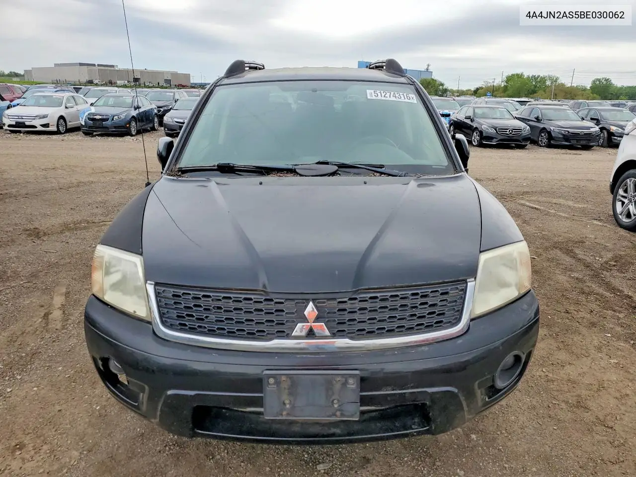 2011 Mitsubishi Endeavor Ls VIN: 4A4JN2AS5BE030062 Lot: 51274316