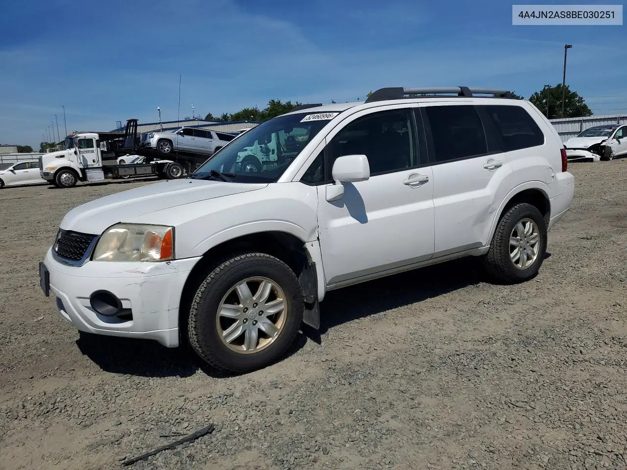 2011 Mitsubishi Endeavor Ls VIN: 4A4JN2AS8BE030251 Lot: 52460996