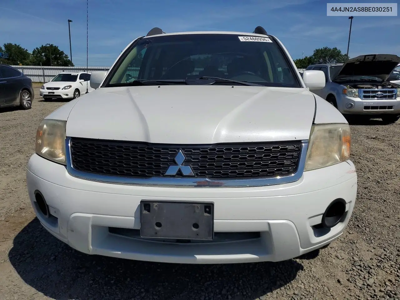 2011 Mitsubishi Endeavor Ls VIN: 4A4JN2AS8BE030251 Lot: 52460996