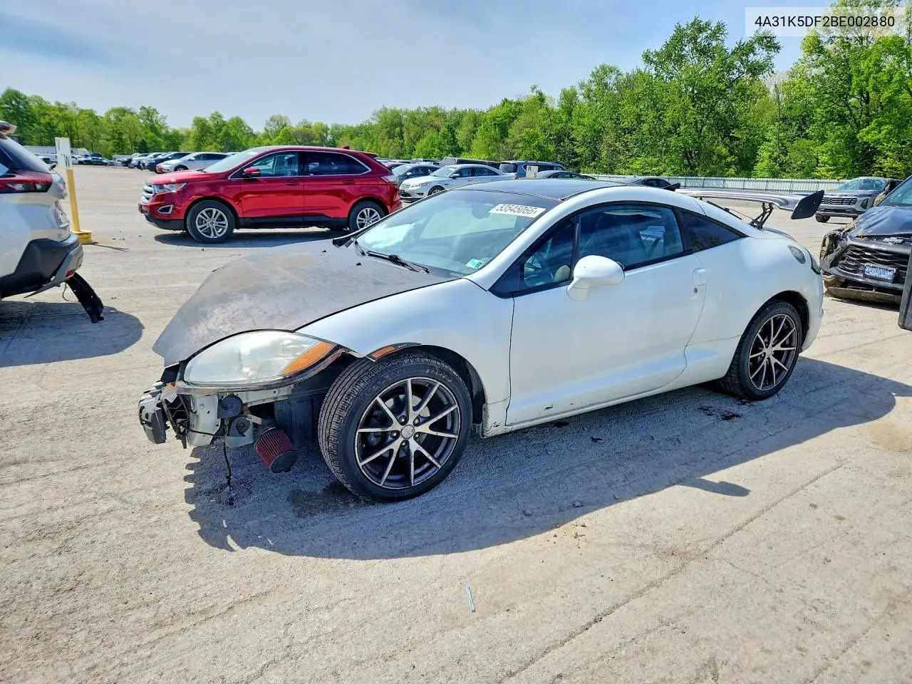 2011 Mitsubishi Eclipse Gs Sport VIN: 4A31K5DF2BE002880 Lot: 53545066