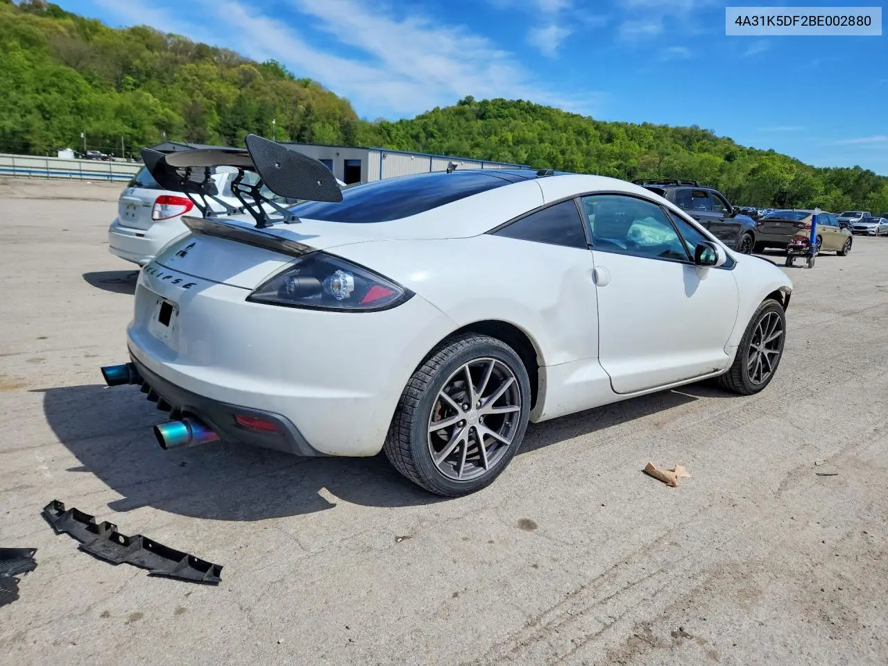 2011 Mitsubishi Eclipse Gs Sport VIN: 4A31K5DF2BE002880 Lot: 53545066