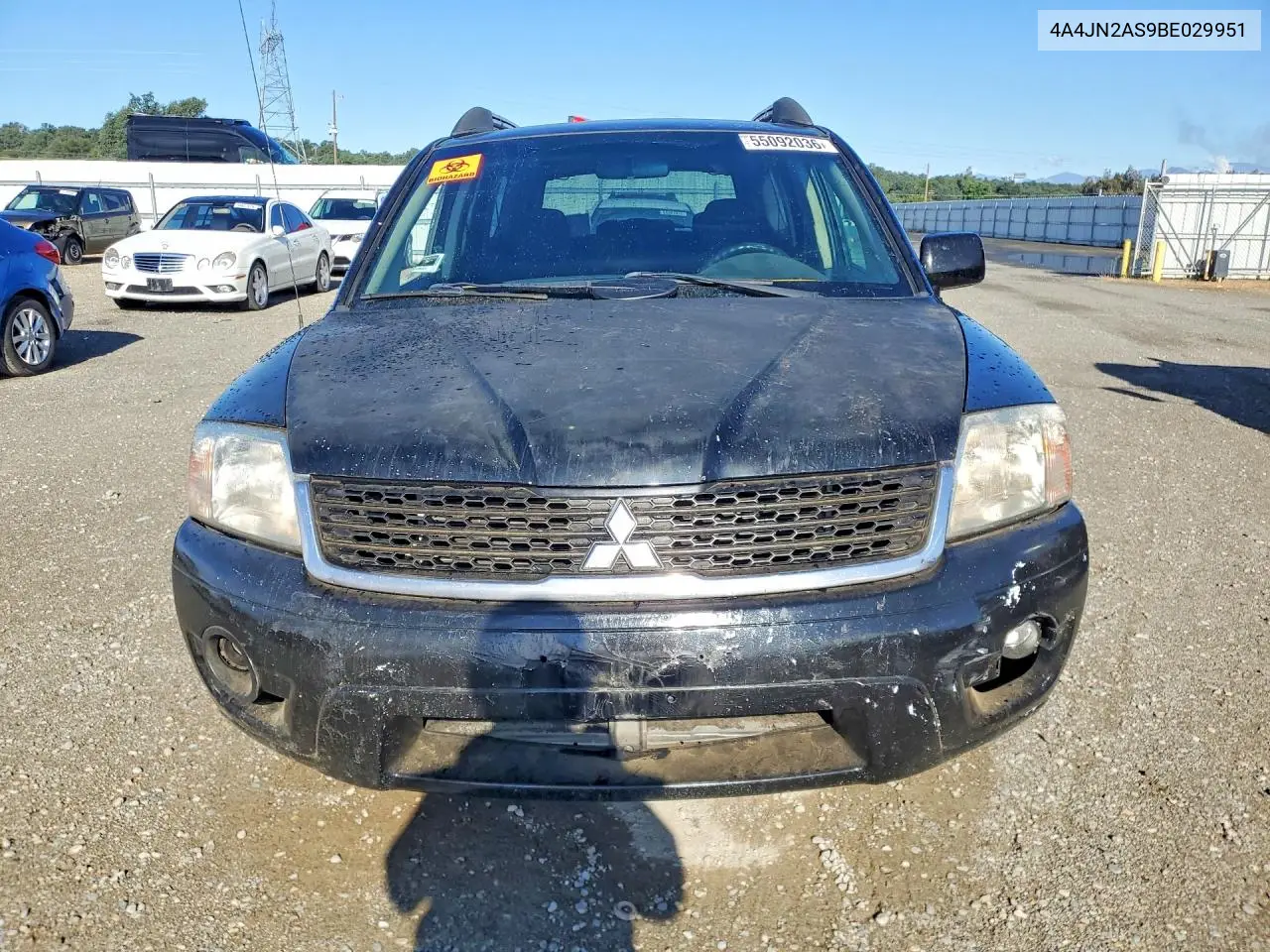 2011 Mitsubishi Endeavor Ls VIN: 4A4JN2AS9BE029951 Lot: 55092036
