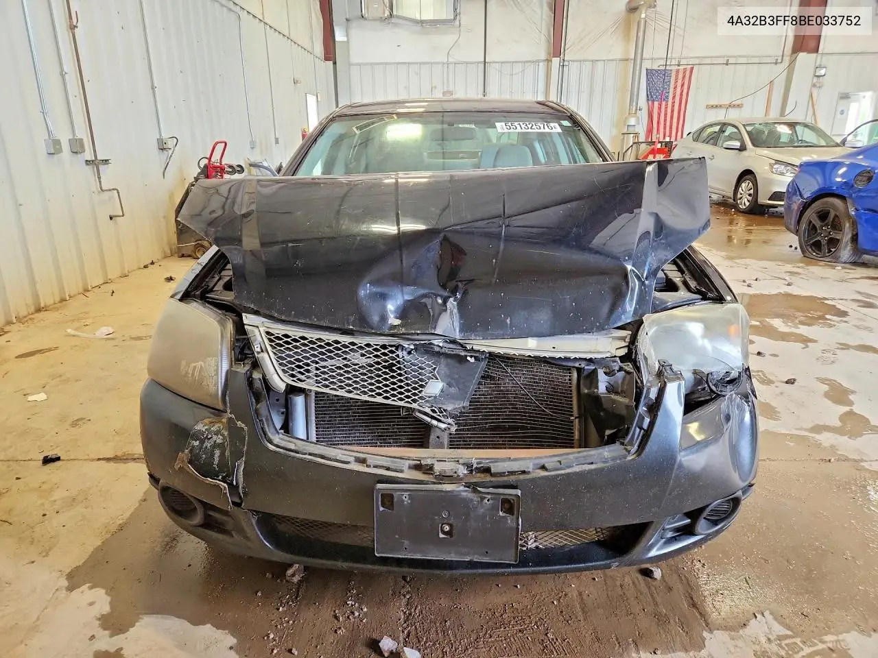 2011 Mitsubishi Galant Es VIN: 4A32B3FF8BE033752 Lot: 55132576