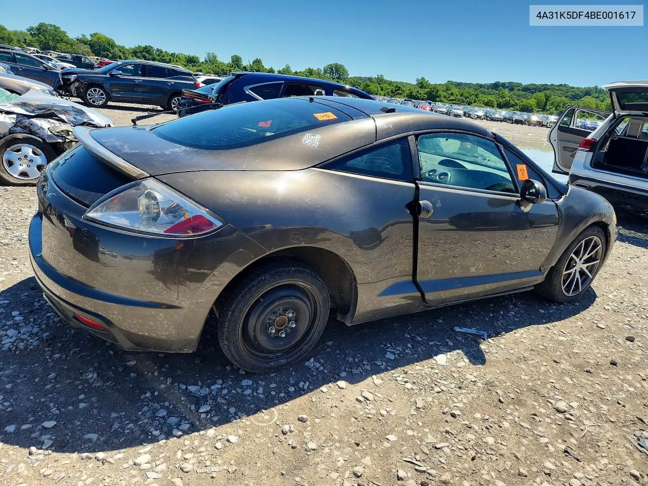 2011 Mitsubishi Eclipse Gs Sport VIN: 4A31K5DF4BE001617 Lot: 57160586