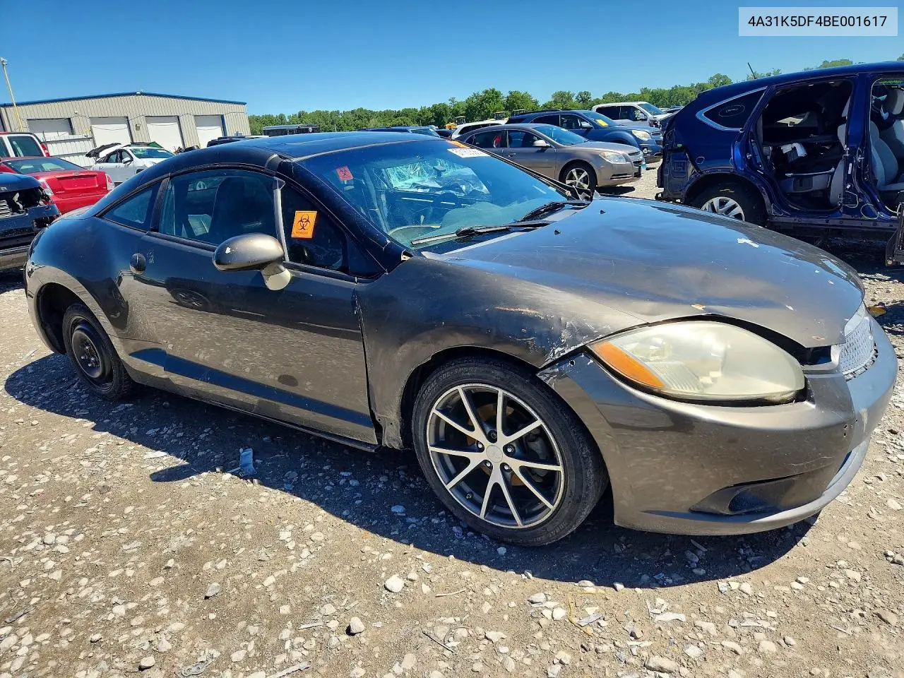 2011 Mitsubishi Eclipse Gs Sport VIN: 4A31K5DF4BE001617 Lot: 57160586
