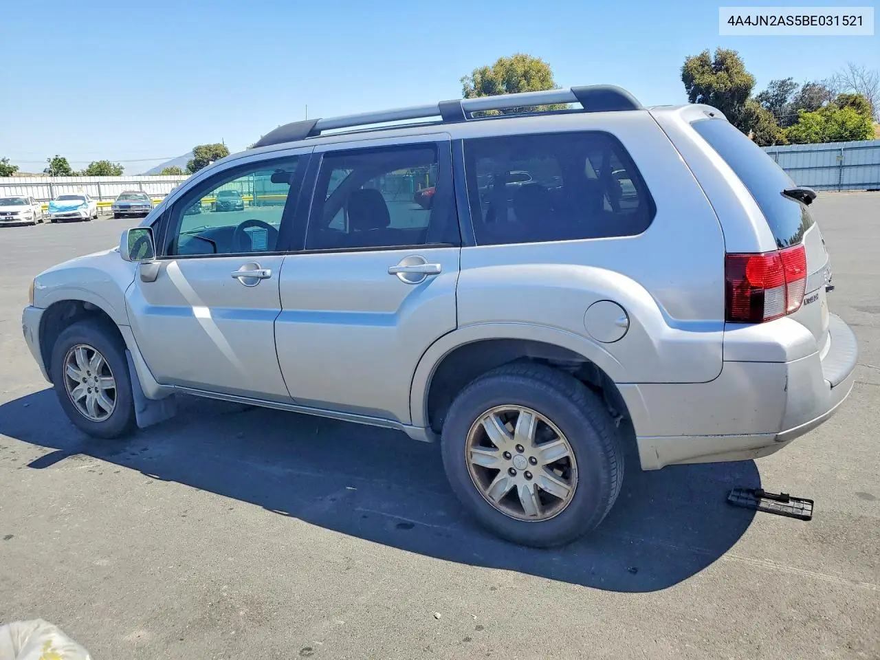 2011 Mitsubishi Endeavor VIN: 4A4JN2AS5BE031521 Lot: 57609236