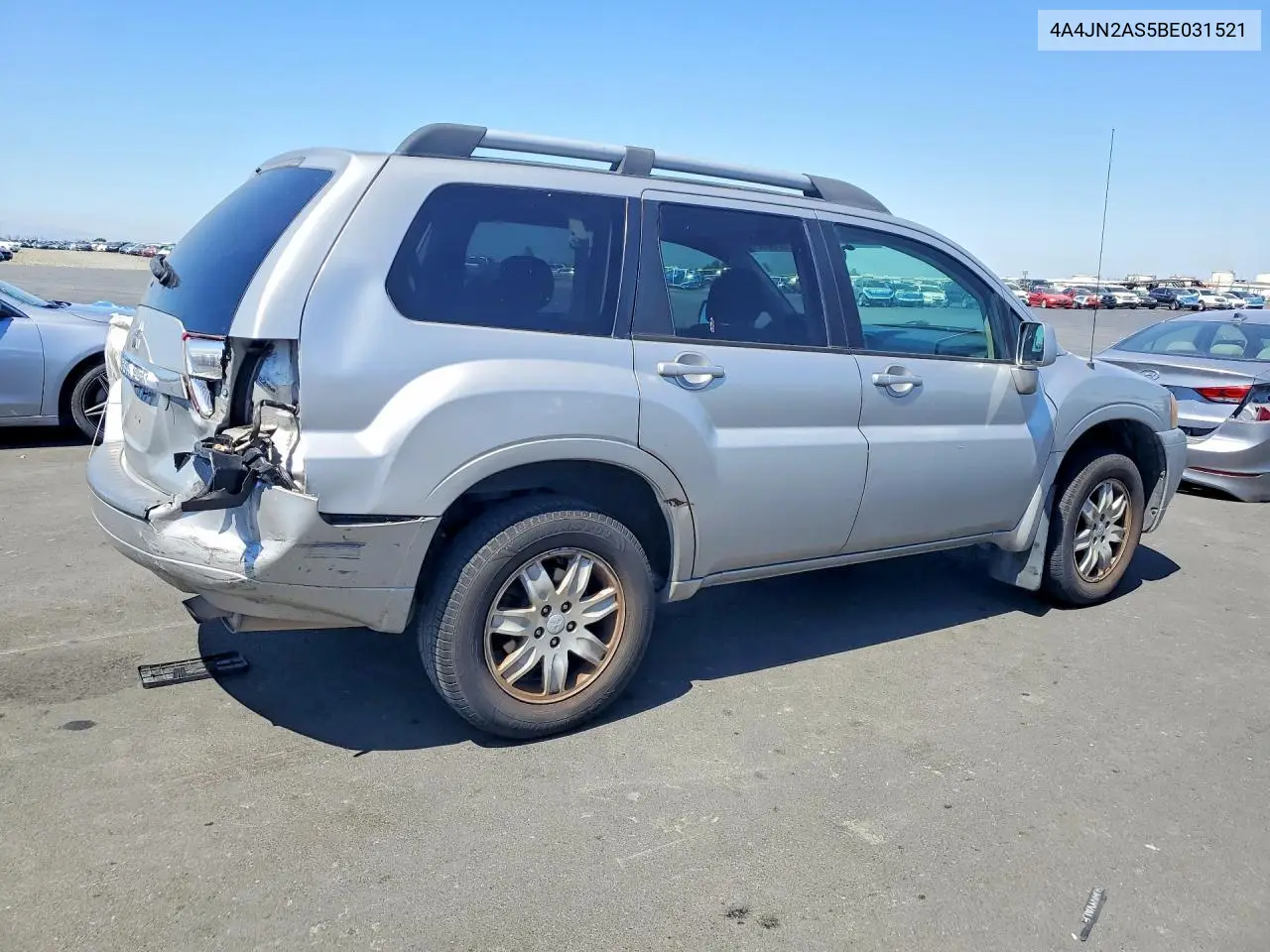 2011 Mitsubishi Endeavor VIN: 4A4JN2AS5BE031521 Lot: 57609236