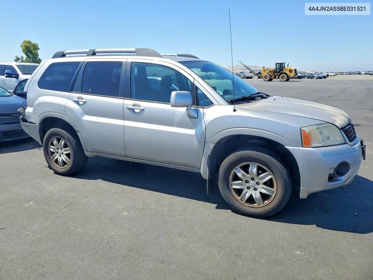 2011 Mitsubishi Endeavor VIN: 4A4JN2AS5BE031521 Lot: 57609236