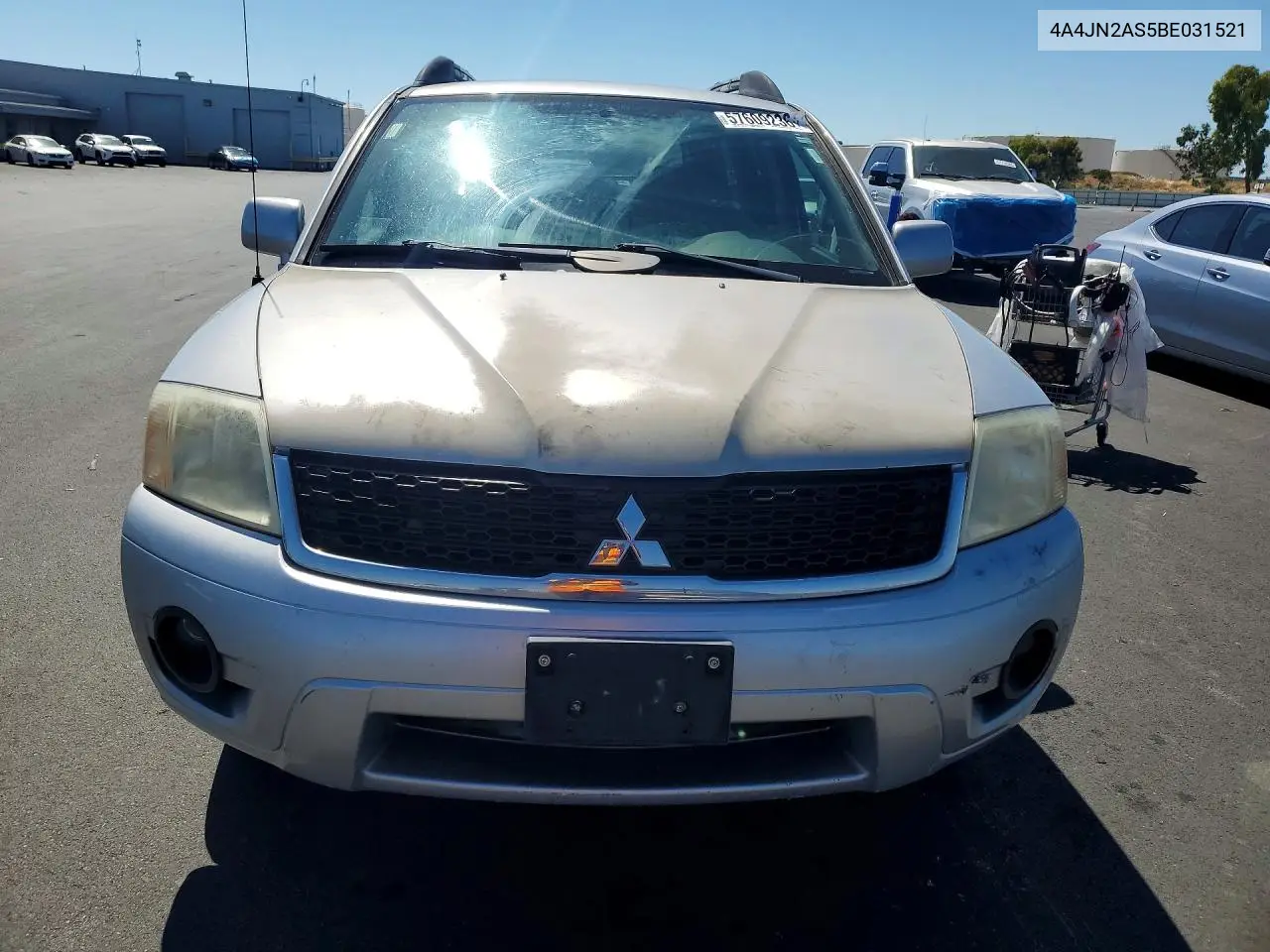 2011 Mitsubishi Endeavor VIN: 4A4JN2AS5BE031521 Lot: 57609236
