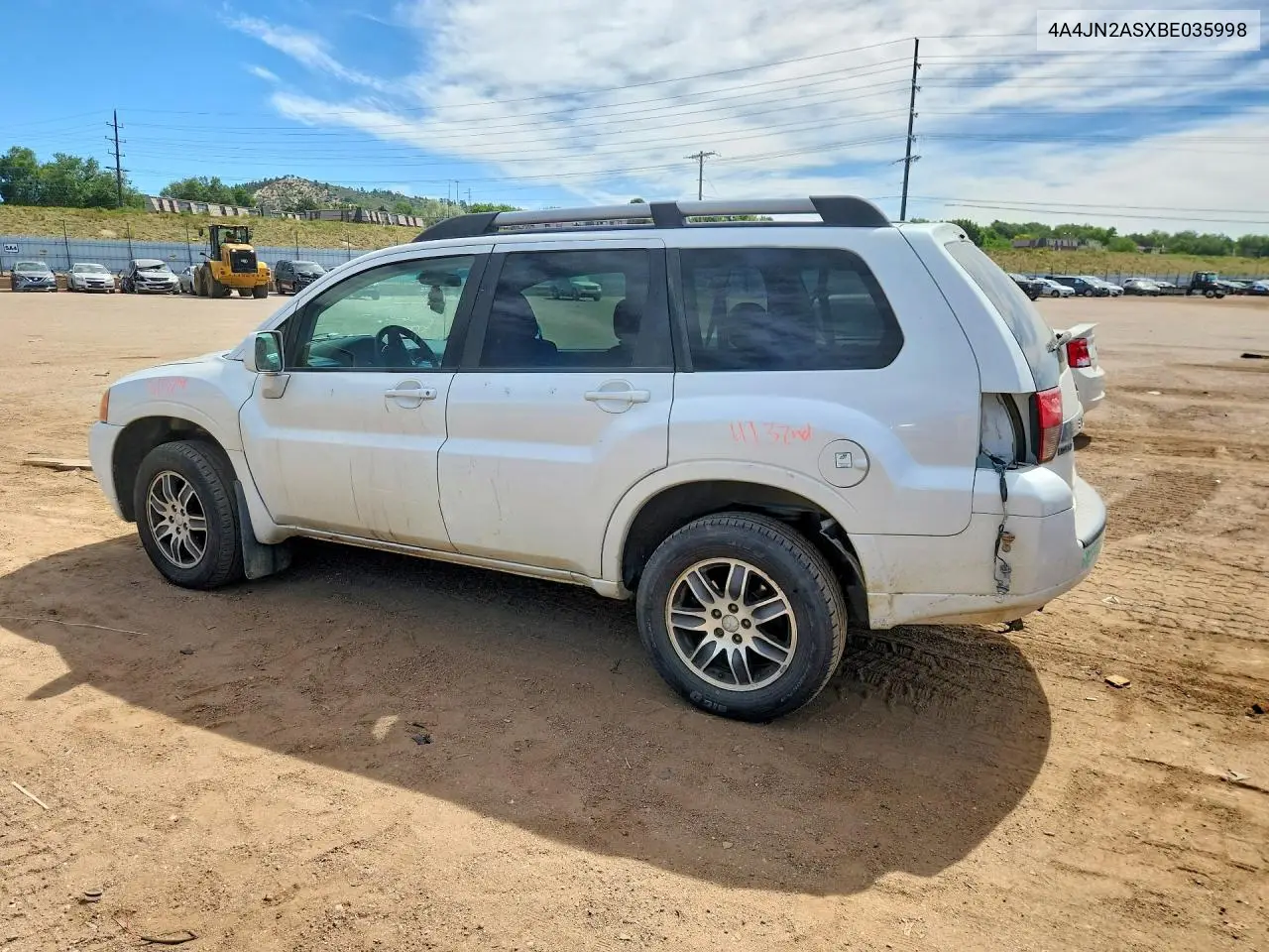 2011 Mitsubishi Endeavor Ls VIN: 4A4JN2ASXBE035998 Lot: 57679466