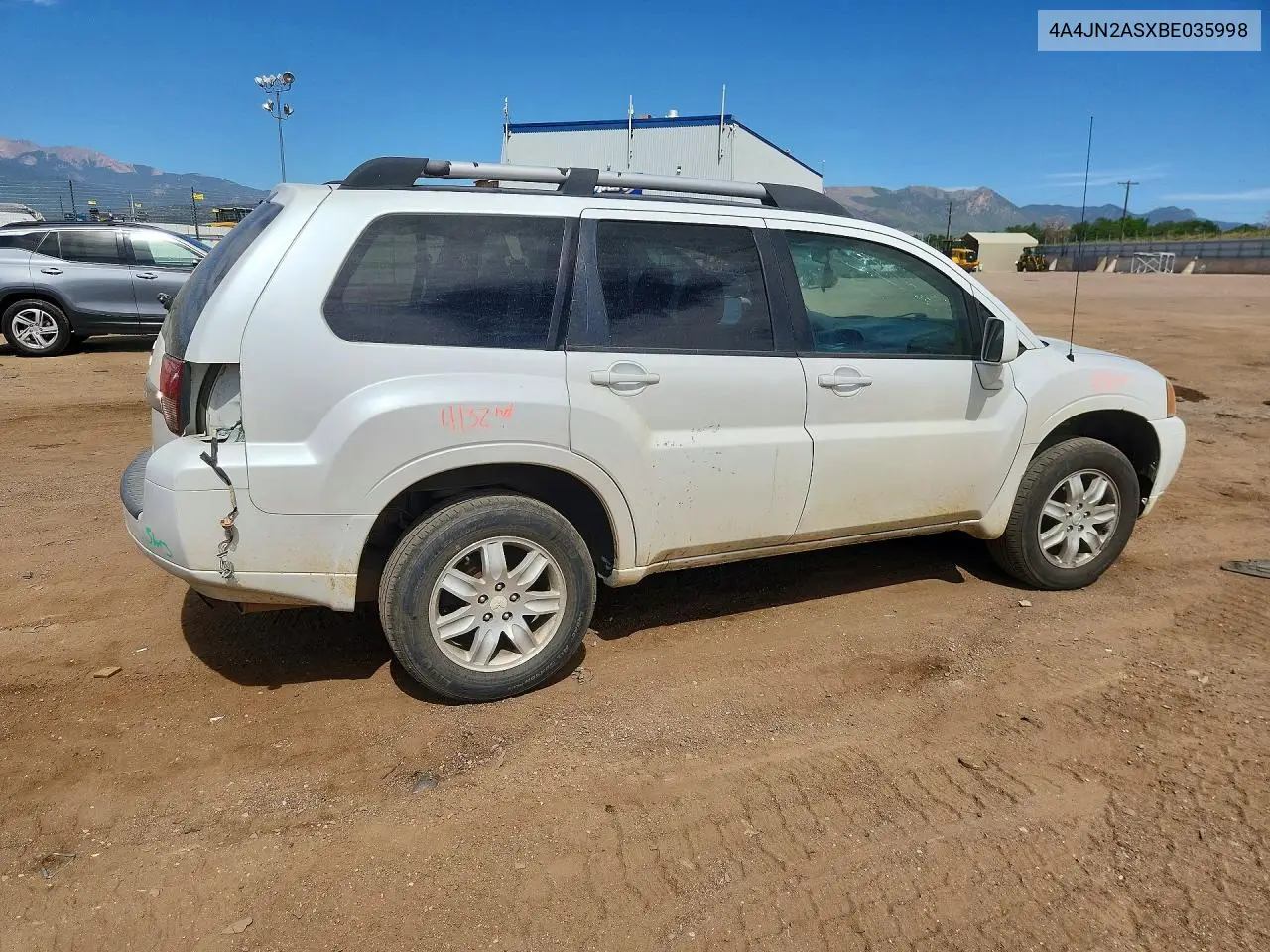 2011 Mitsubishi Endeavor Ls VIN: 4A4JN2ASXBE035998 Lot: 57679466