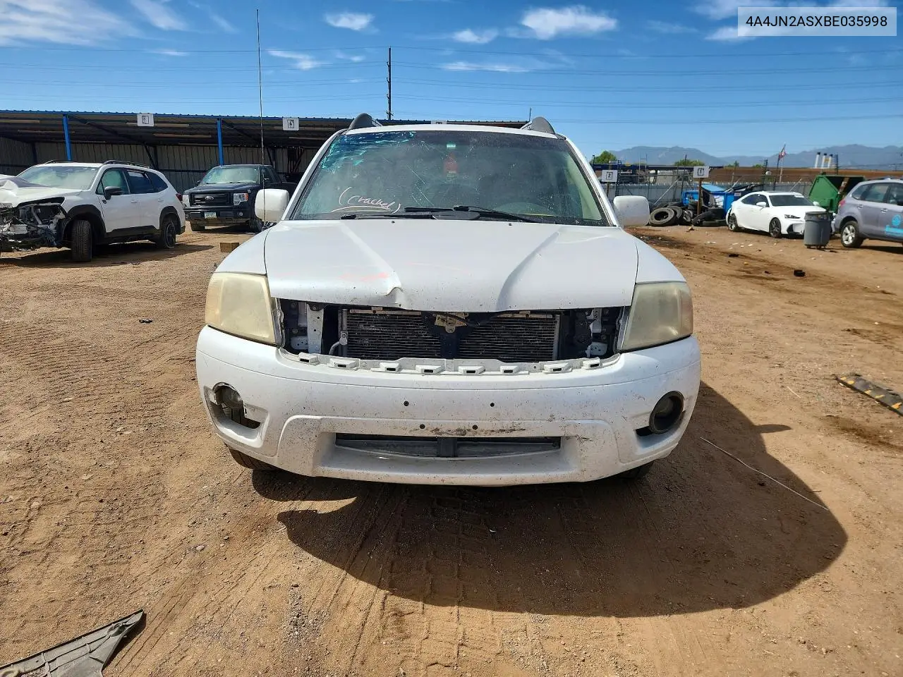 2011 Mitsubishi Endeavor Ls VIN: 4A4JN2ASXBE035998 Lot: 57679466