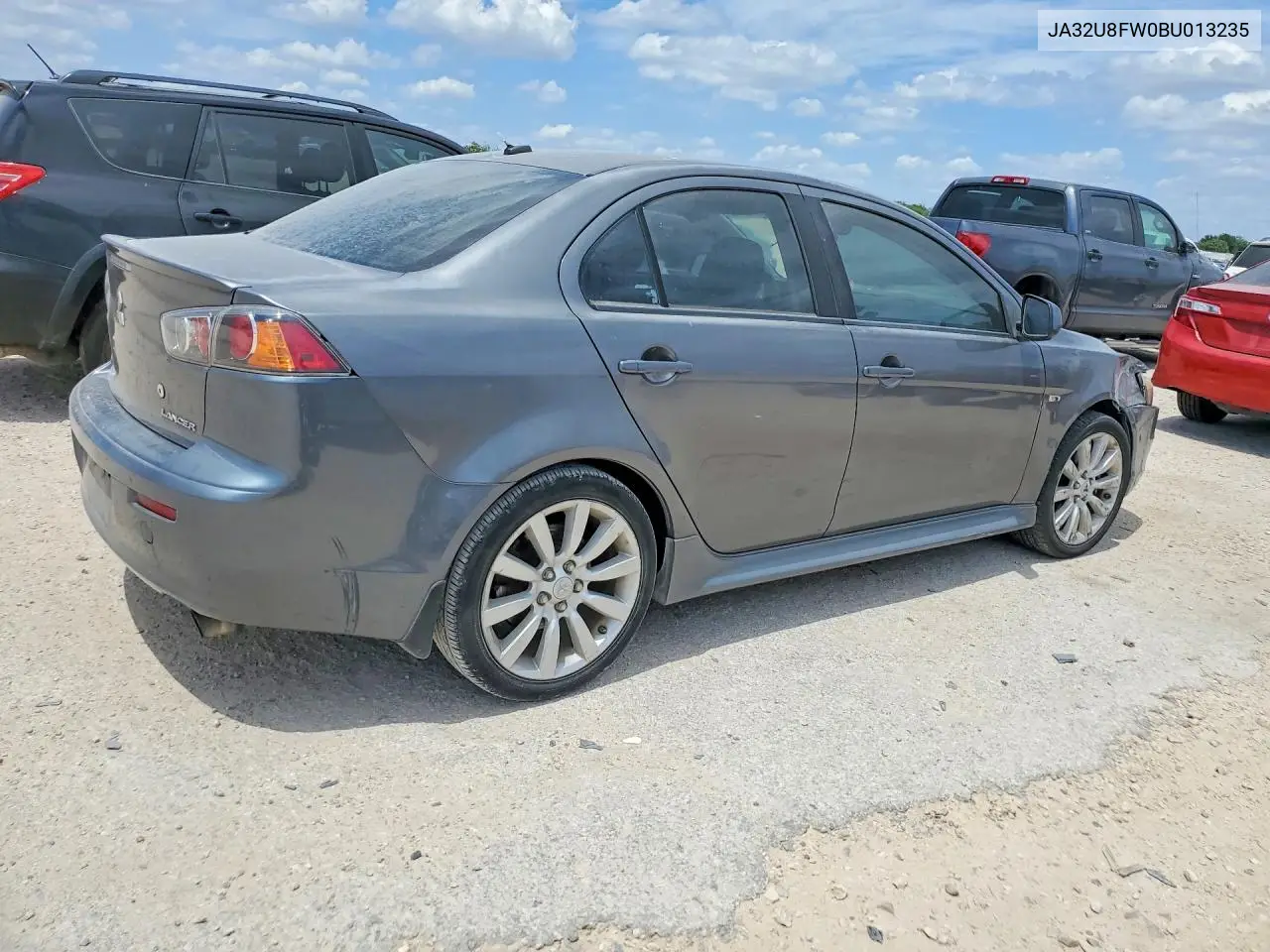2011 Mitsubishi Lancer Gts VIN: JA32U8FW0BU013235 Lot: 59198886