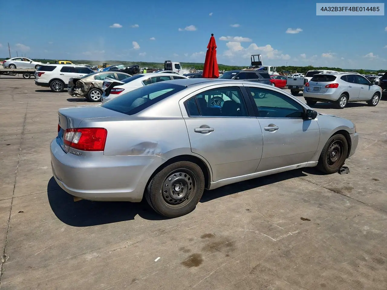 2011 Mitsubishi Galant Es VIN: 4A32B3FF4BE014485 Lot: 85962705