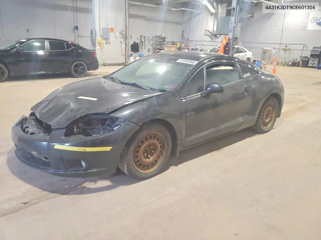 2012 Mitsubishi Eclipse Gt VIN: 4A31K3DT9CE601304 Lot: 51945946
