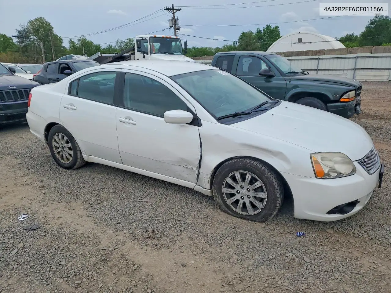 2012 Mitsubishi Galant Fe VIN: 4A32B2FF6CE011566 Lot: 52647356