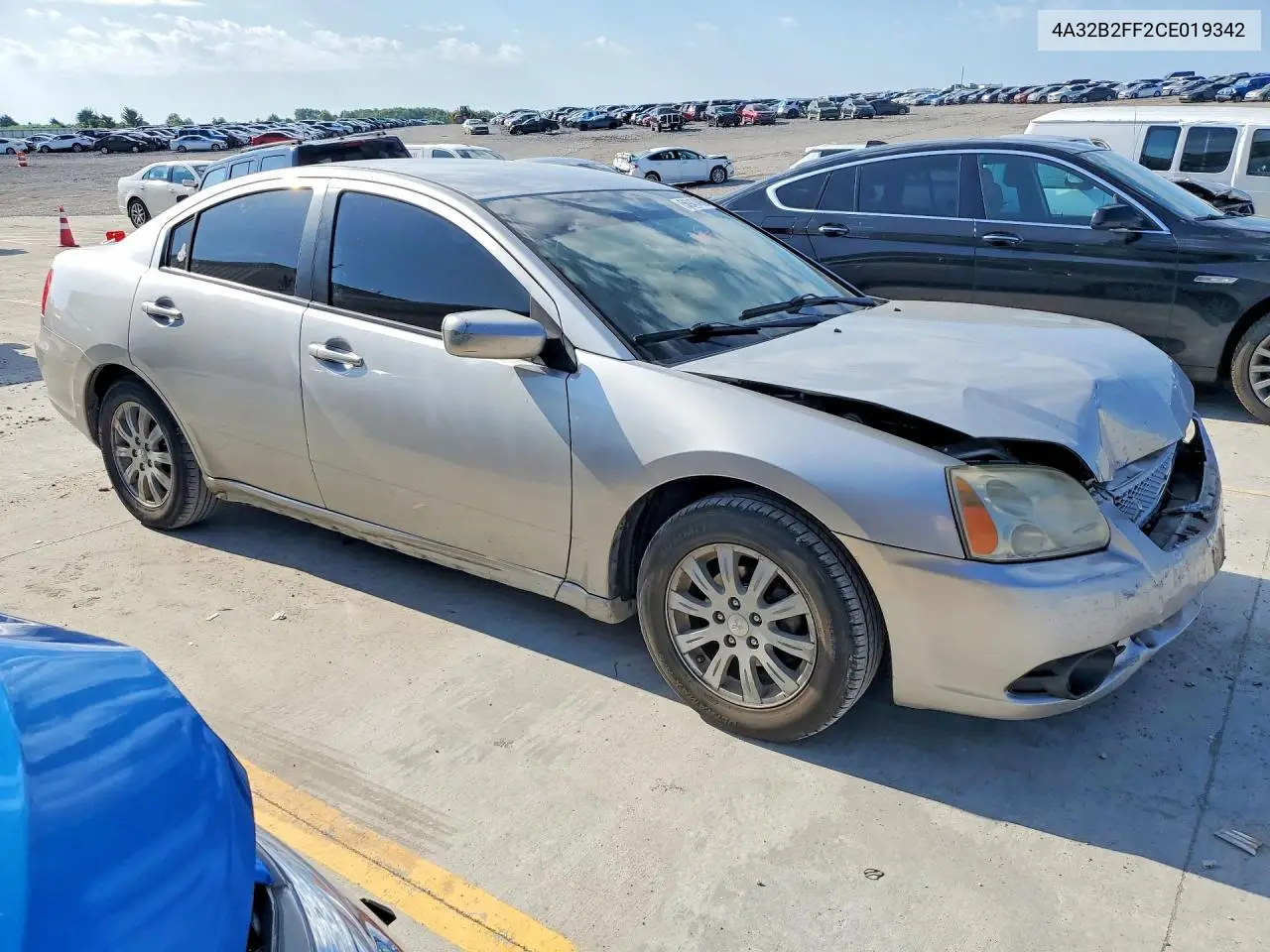 2012 Mitsubishi Galant Fe VIN: 4A32B2FF2CE019342 Lot: 56947486