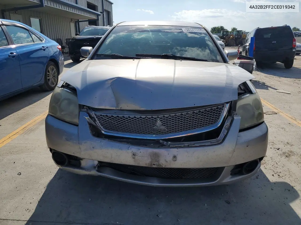 2012 Mitsubishi Galant Fe VIN: 4A32B2FF2CE019342 Lot: 56947486