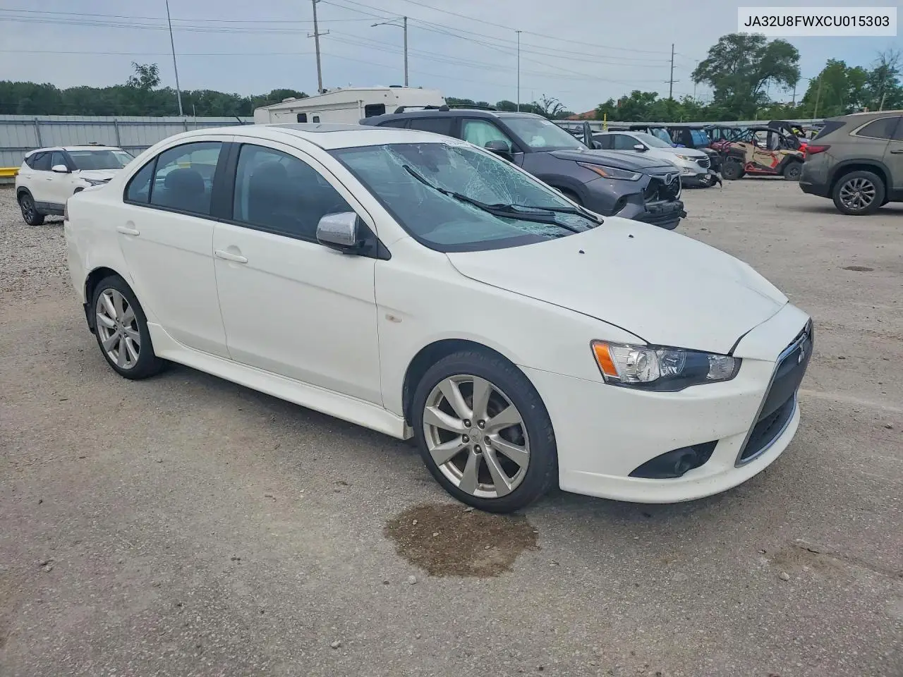 2012 Mitsubishi Lancer Gt VIN: JA32U8FWXCU015303 Lot: 57894446