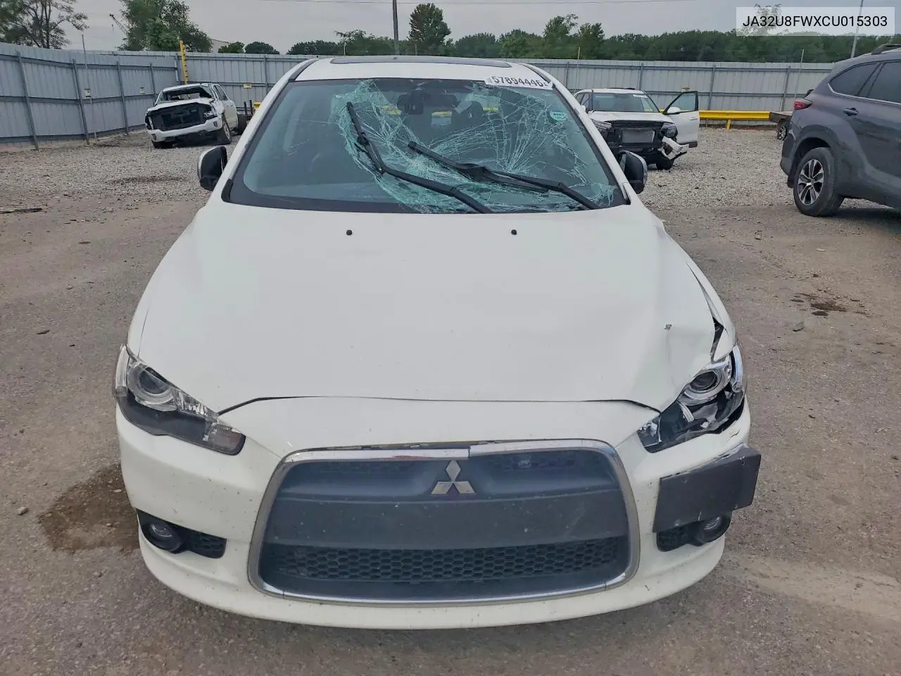 2012 Mitsubishi Lancer Gt VIN: JA32U8FWXCU015303 Lot: 57894446