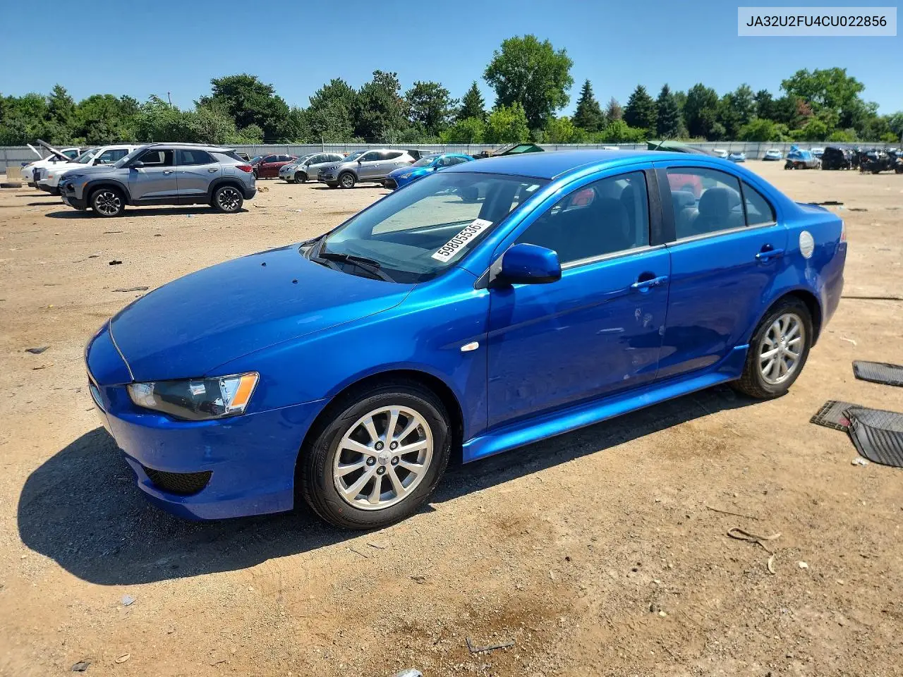 2012 Mitsubishi Lancer Es/Es Sport VIN: JA32U2FU4CU022856 Lot: 59805536