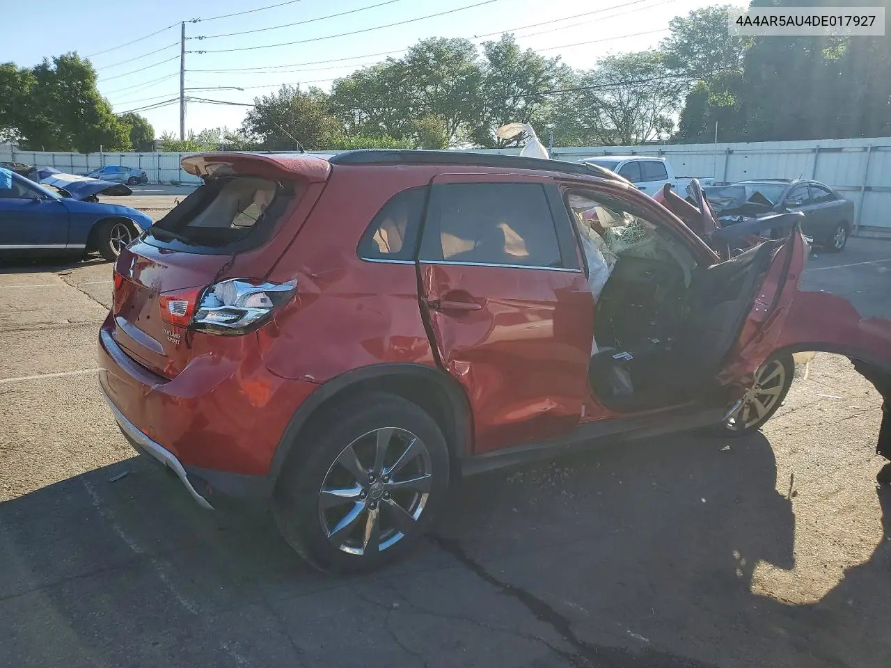 2013 Mitsubishi Outlander Sport Le VIN: 4A4AR5AU4DE017927 Lot: 58272106