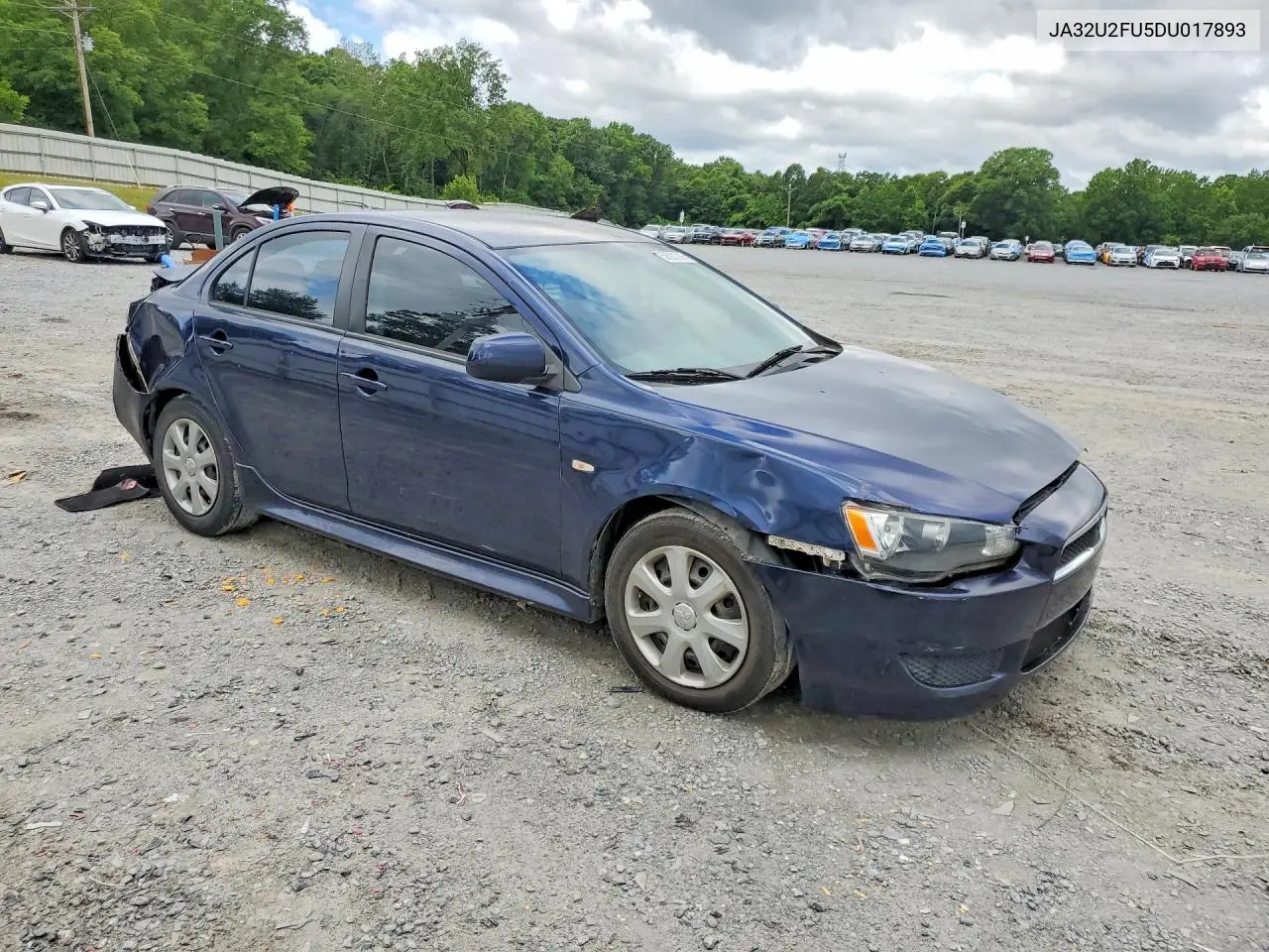 2013 Mitsubishi Lancer Es/Es Sport VIN: JA32U2FU5DU017893 Lot: 58301216