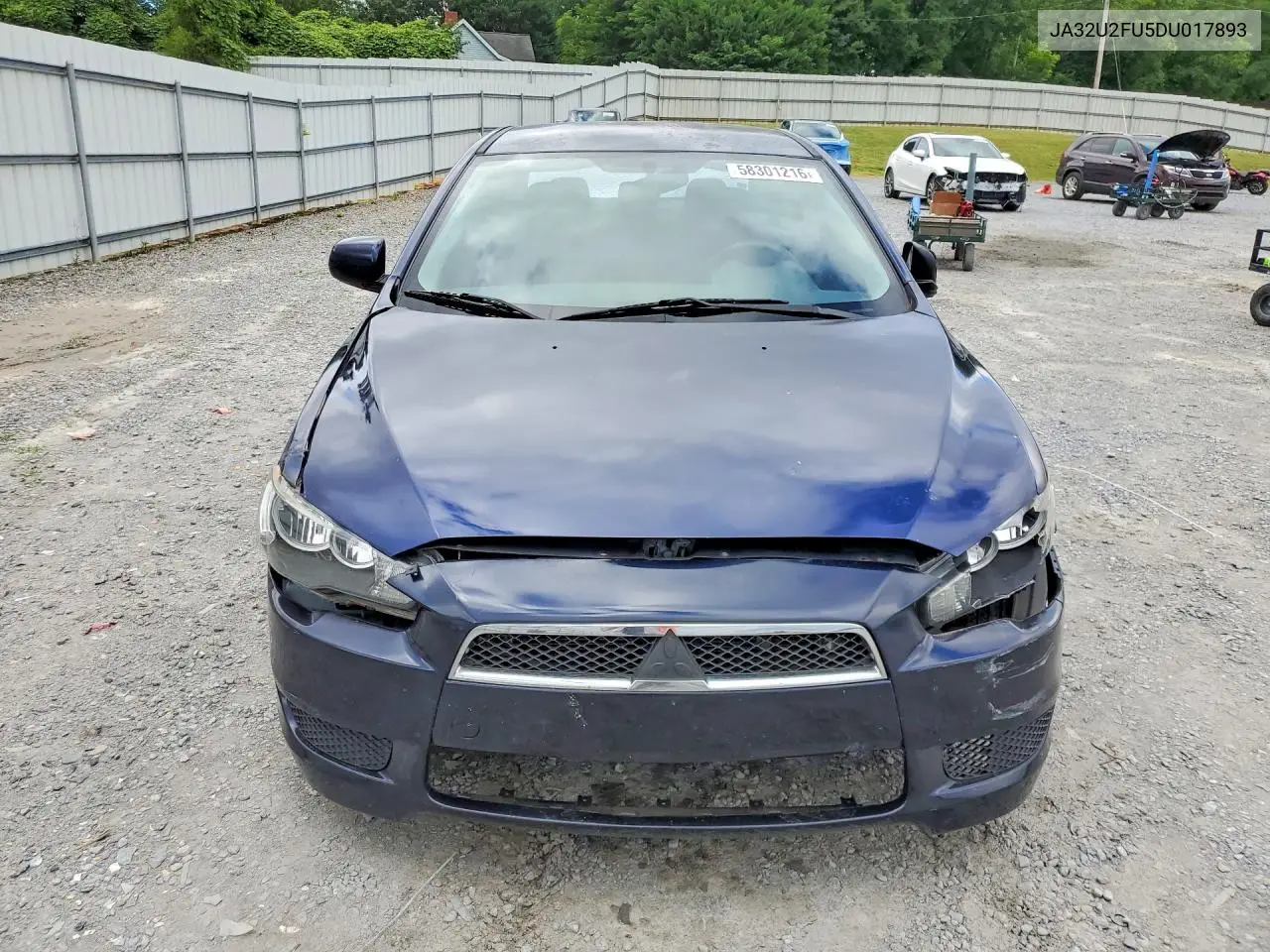 2013 Mitsubishi Lancer Es/Es Sport VIN: JA32U2FU5DU017893 Lot: 58301216