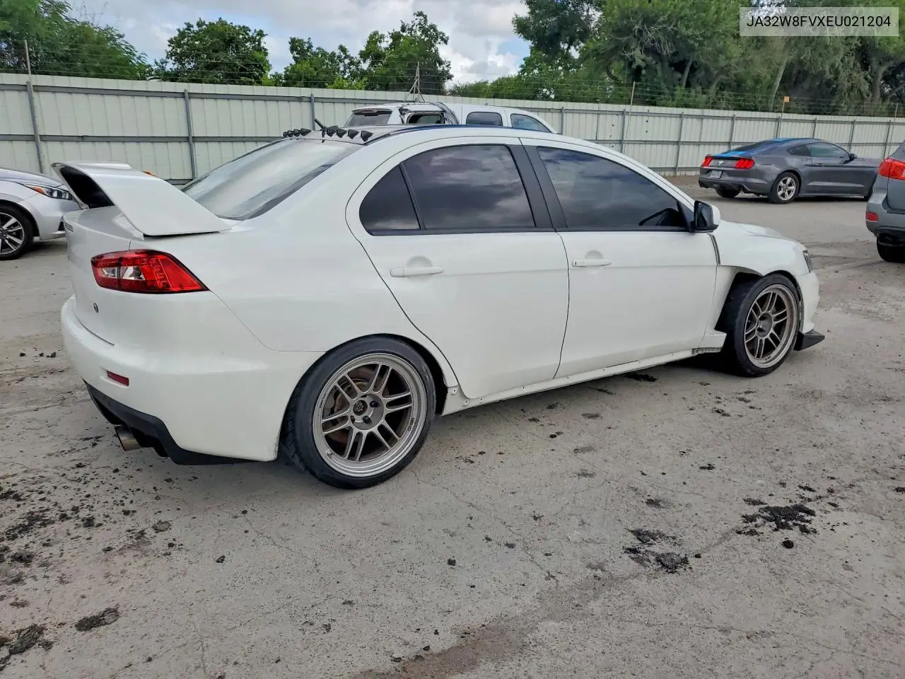 2014 Mitsubishi Lancer Evolution Gsr VIN: JA32W8FVXEU021204 Lot: 56447146