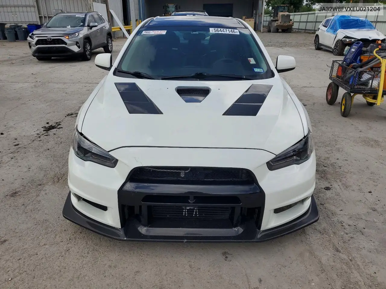 2014 Mitsubishi Lancer Evolution Gsr VIN: JA32W8FVXEU021204 Lot: 56447146