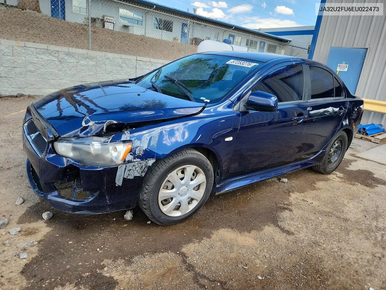 2014 Mitsubishi Lancer Es VIN: JA32U2FU6EU022473 Lot: 57253276