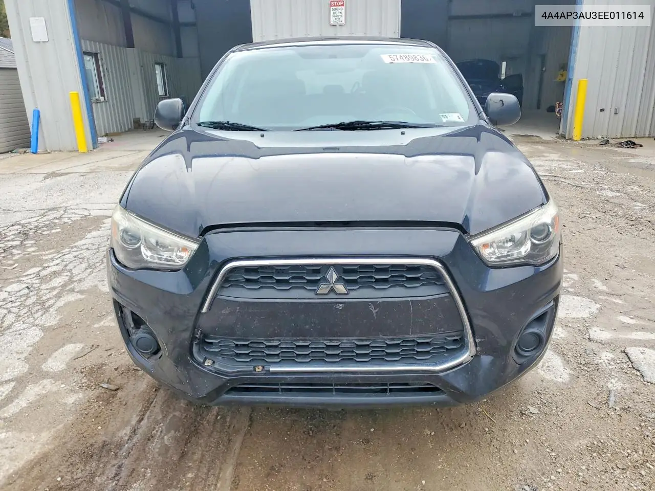 2014 Mitsubishi Outlander Sport Es VIN: 4A4AP3AU3EE011614 Lot: 57489836