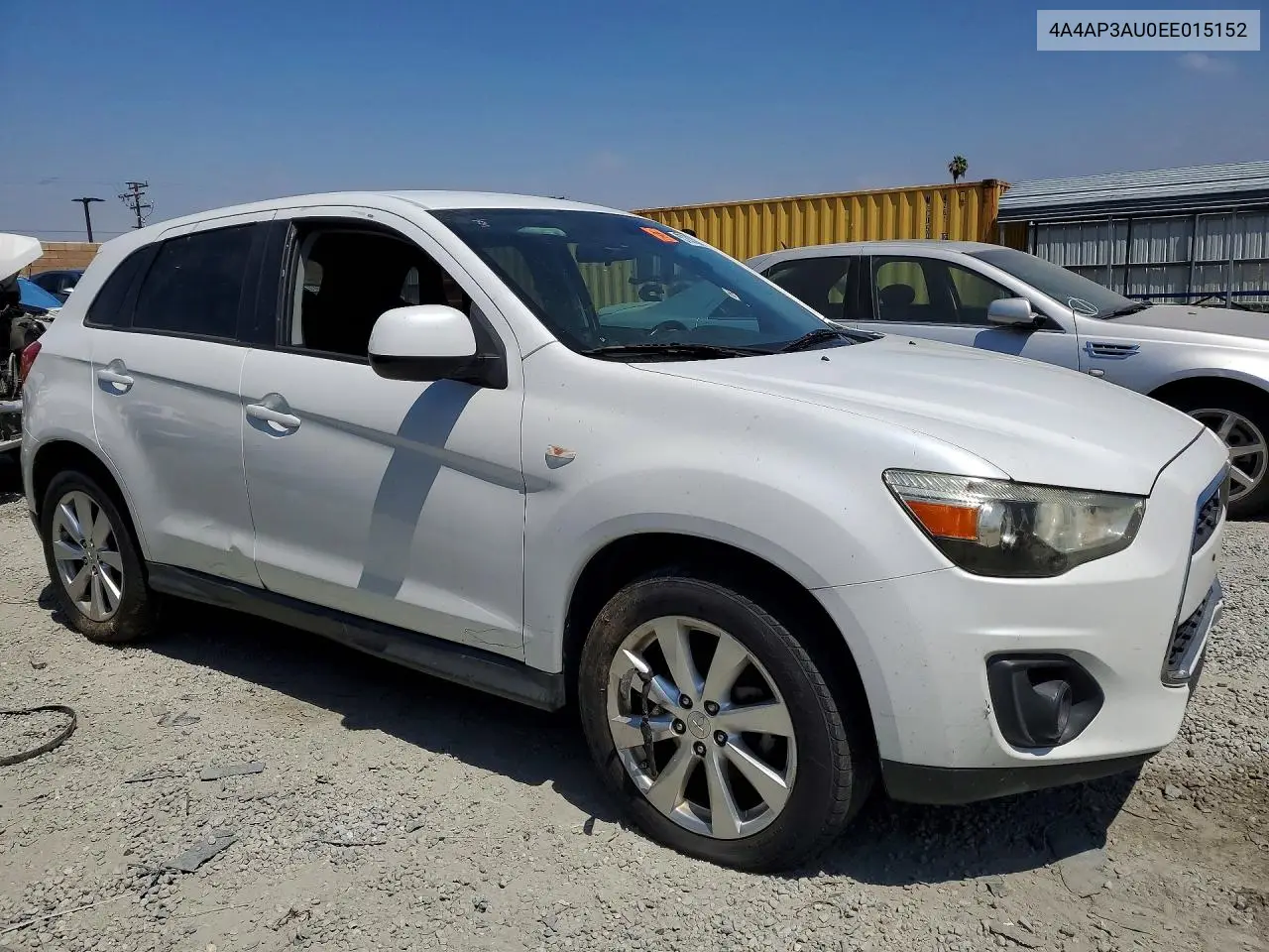 2014 Mitsubishi Outlander Sport Es VIN: 4A4AP3AU0EE015152 Lot: 57833896