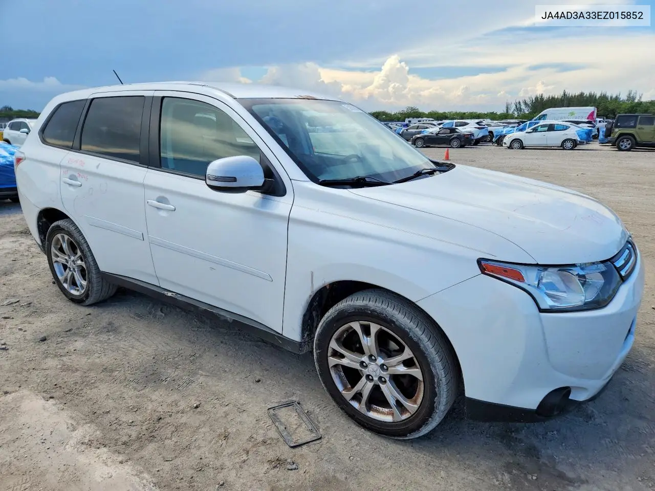 2014 Mitsubishi Outlander Se VIN: JA4AD3A33EZ015852 Lot: 58063666