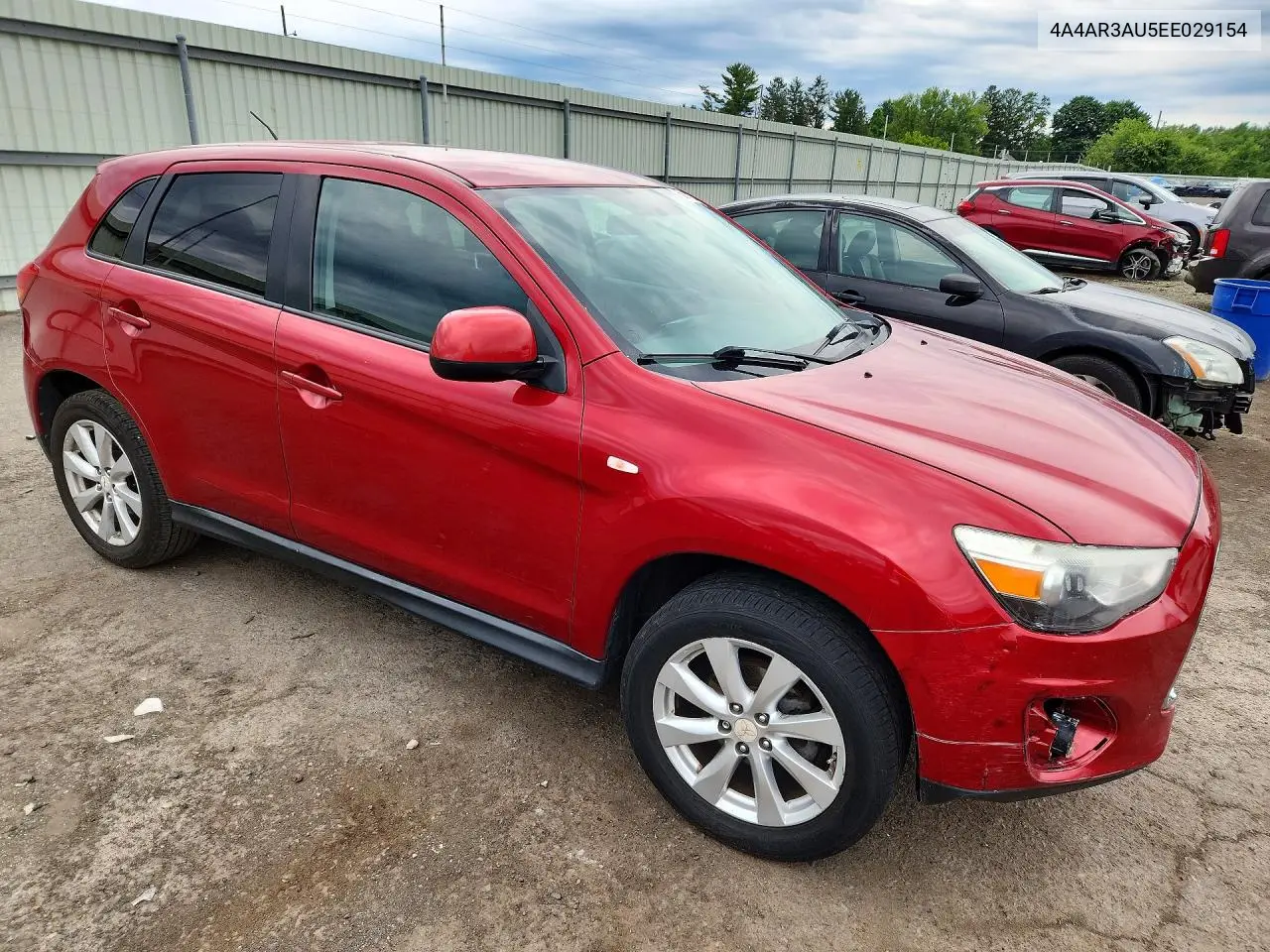 2014 Mitsubishi Outlander Sport Es VIN: 4A4AR3AU5EE029154 Lot: 58177136