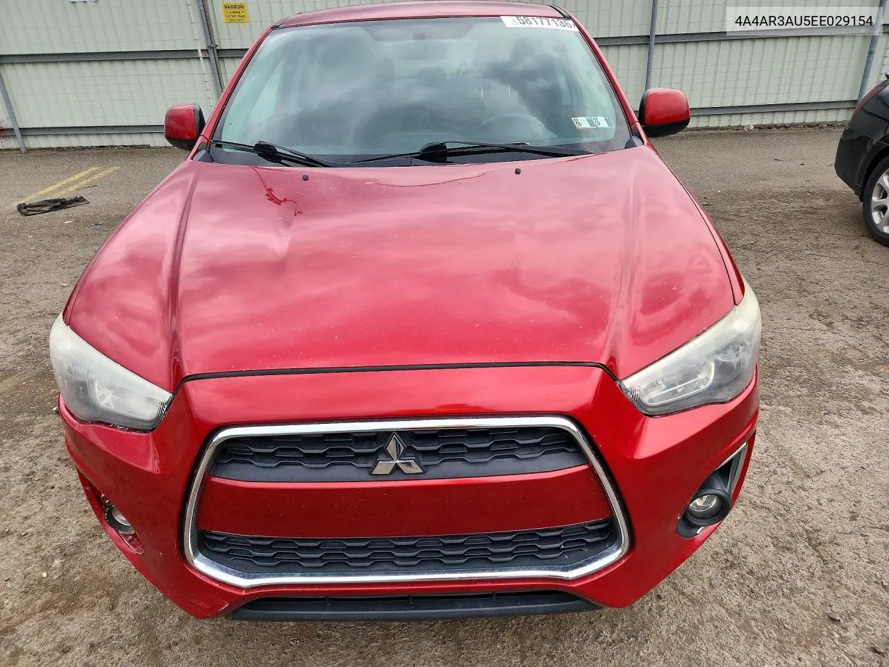 2014 Mitsubishi Outlander Sport Es VIN: 4A4AR3AU5EE029154 Lot: 58177136