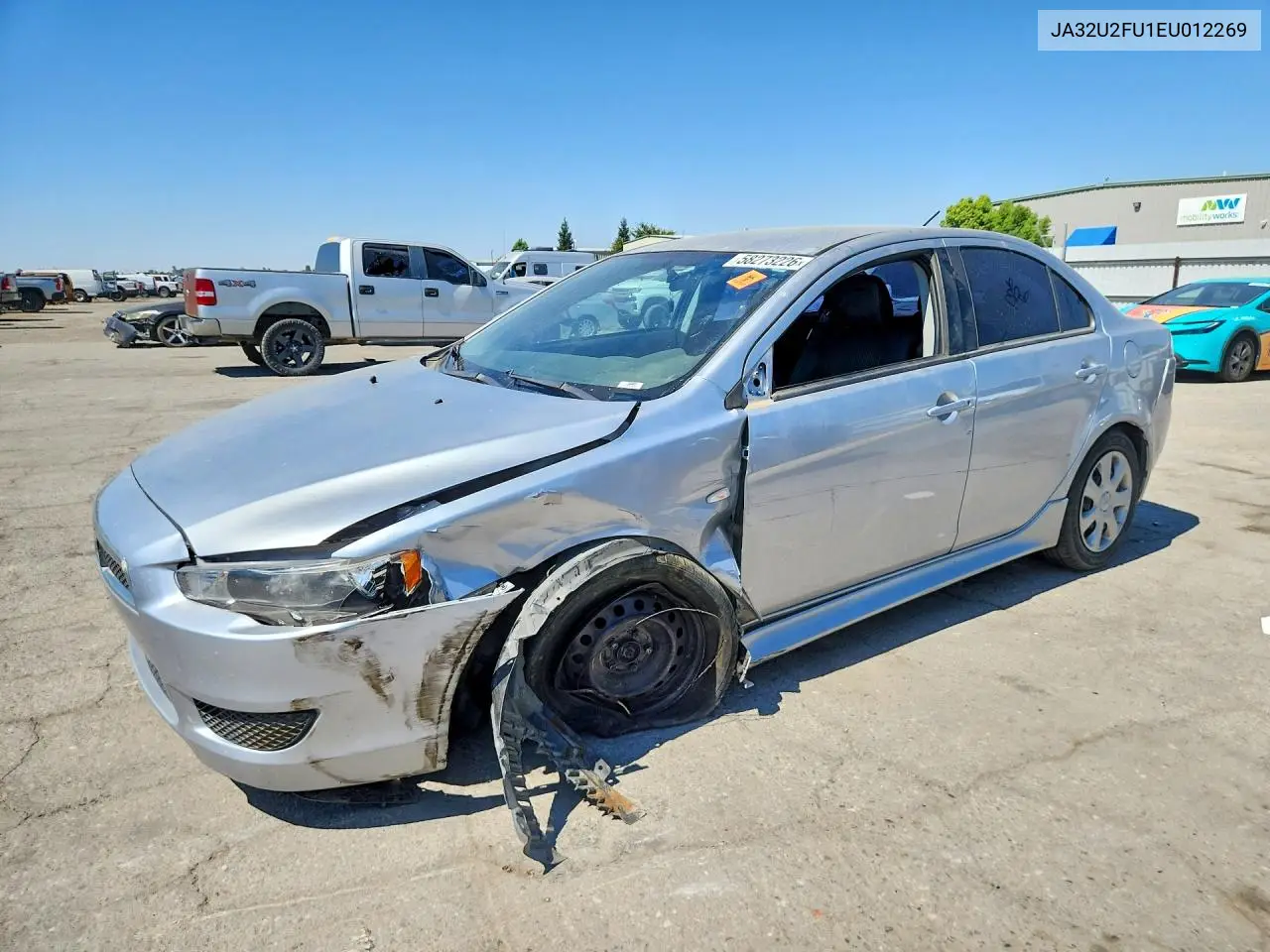 2014 Mitsubishi Lancer Es/Es Sport VIN: JA32U2FU1EU012269 Lot: 58273226