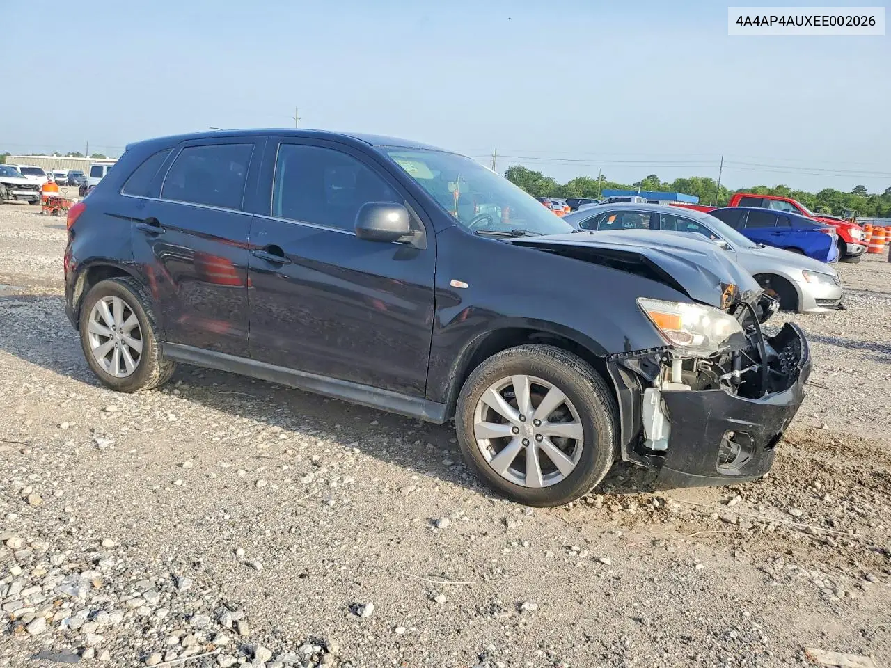 2014 Mitsubishi Outlander Sport Se VIN: 4A4AP4AUXEE002026 Lot: 58318566