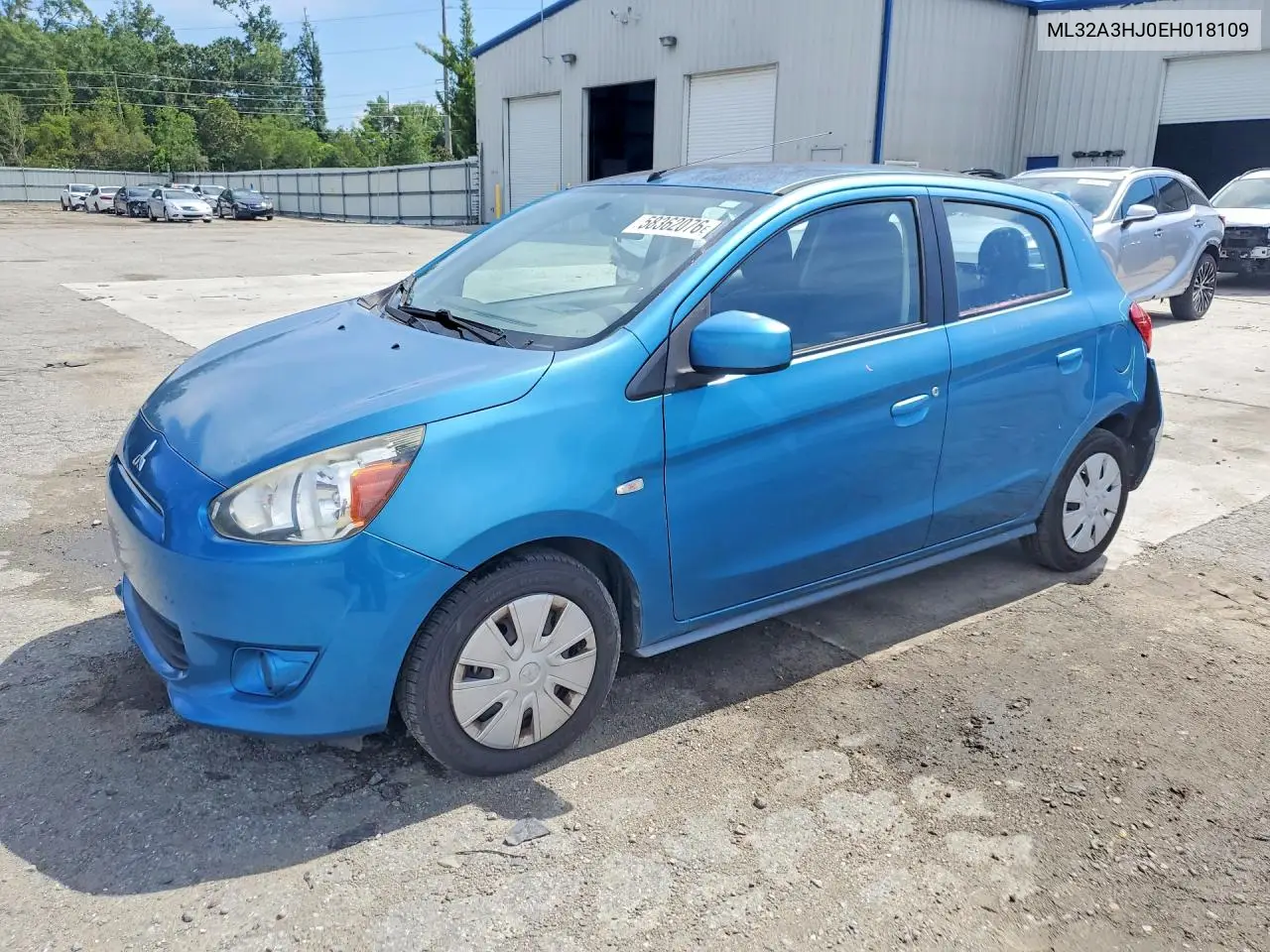 2014 Mitsubishi Mirage De VIN: ML32A3HJ0EH018109 Lot: 58362076
