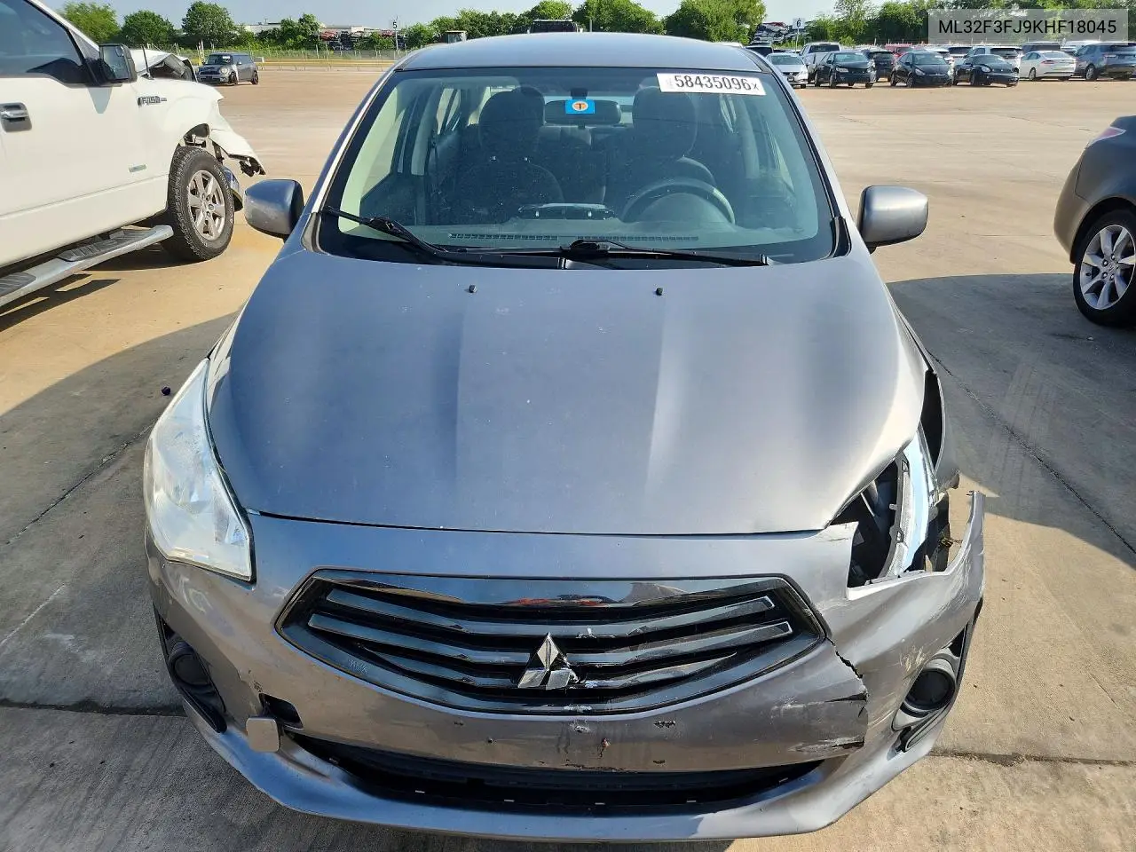 2014 Mitsubishi Outlander Sport Es VIN: ML32F3FJ9KHF18045 Lot: 58435096