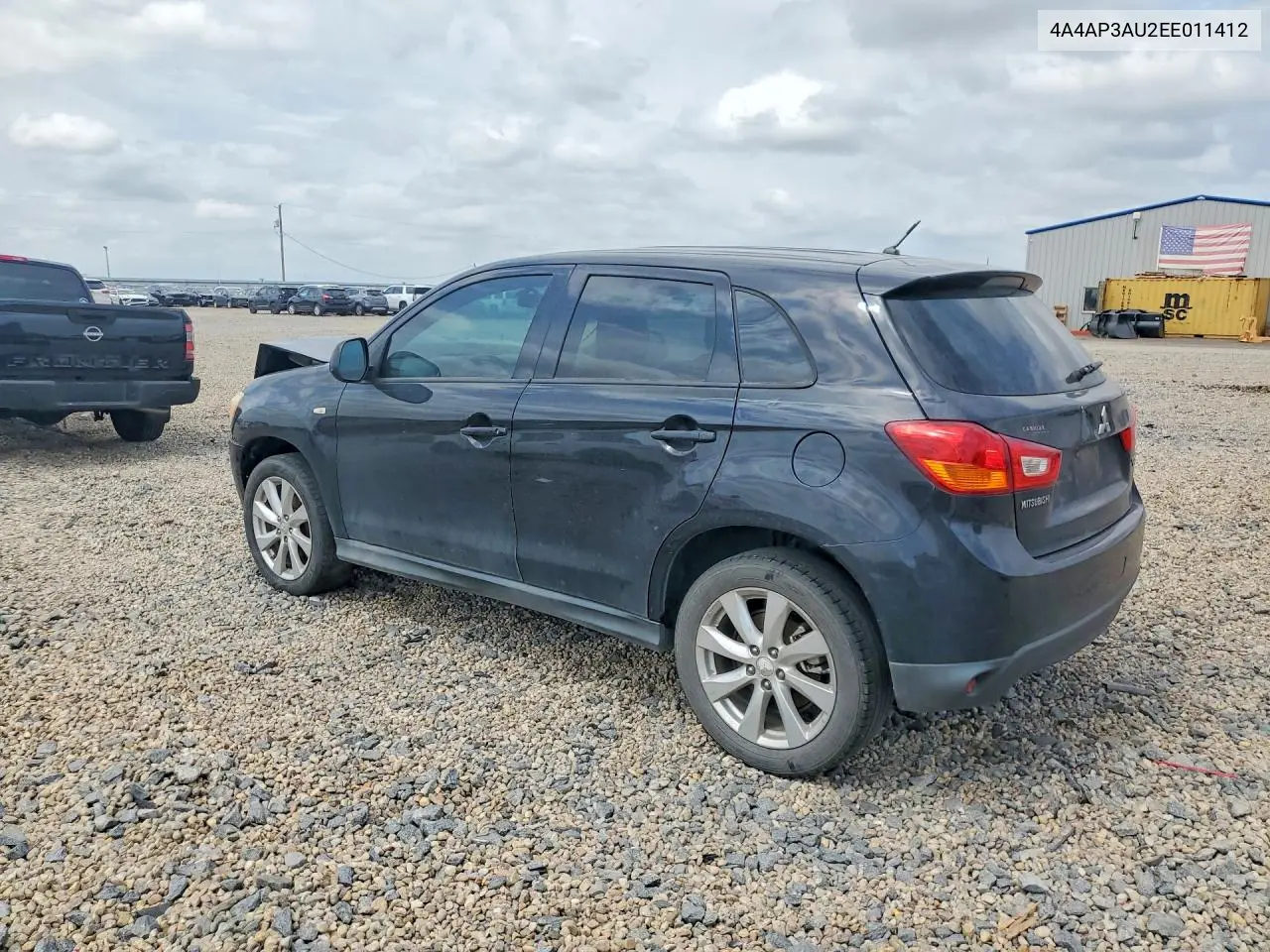 2014 Mitsubishi Outlander Sport Es VIN: 4A4AP3AU2EE011412 Lot: 58591946