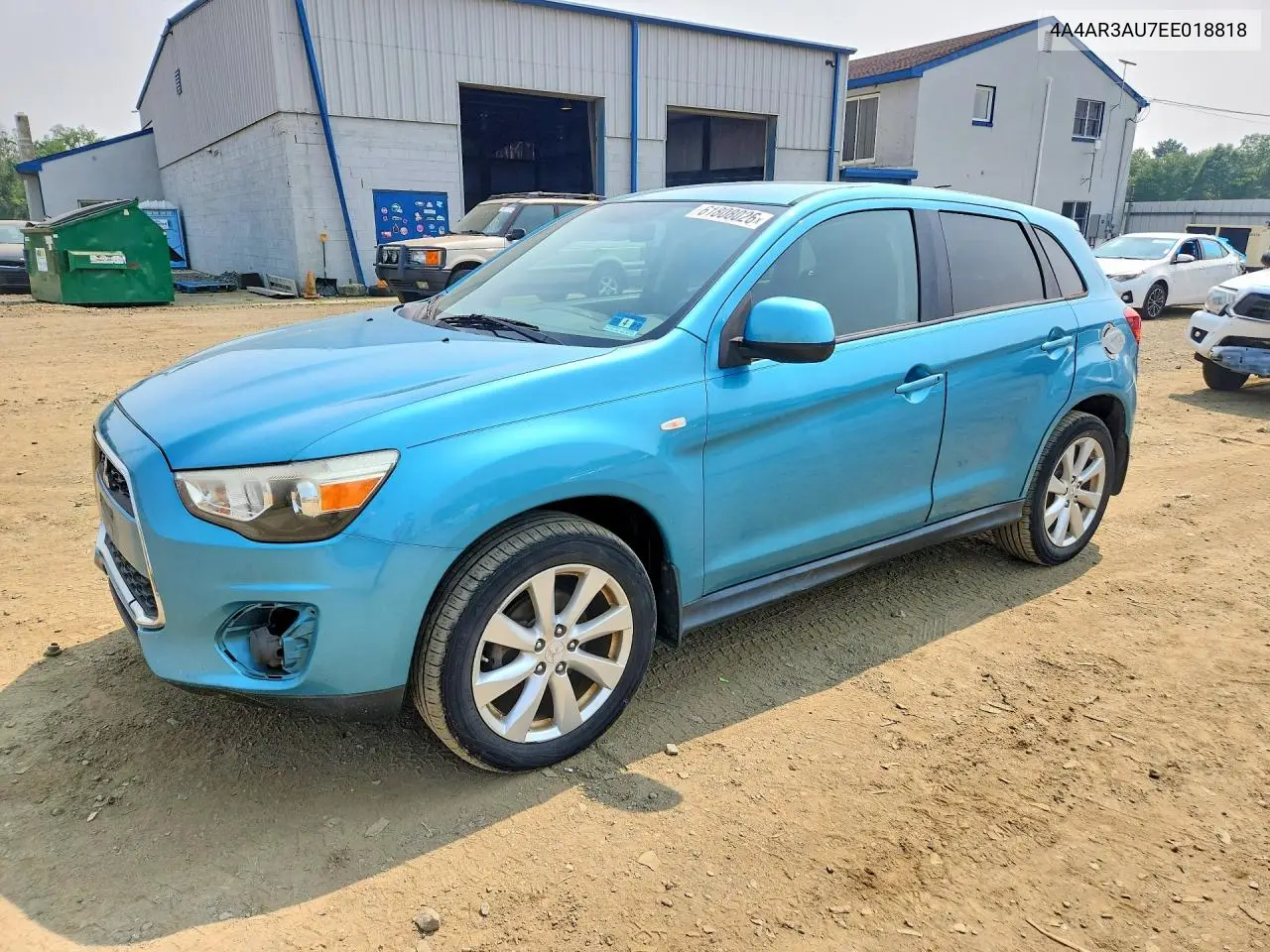 2014 Mitsubishi Outlander Sport Es VIN: 4A4AR3AU7EE018818 Lot: 61808026