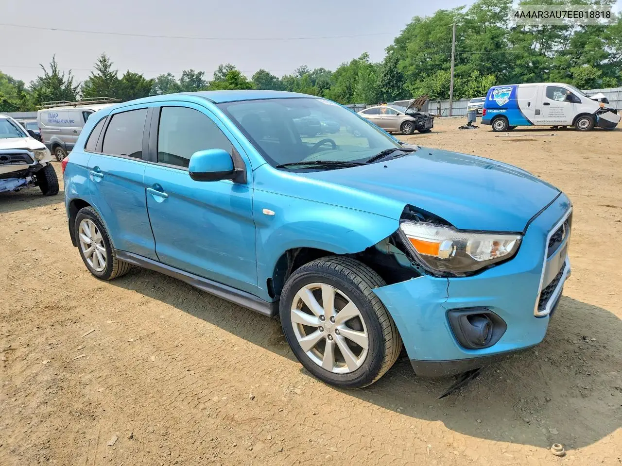 2014 Mitsubishi Outlander Sport Es VIN: 4A4AR3AU7EE018818 Lot: 61808026