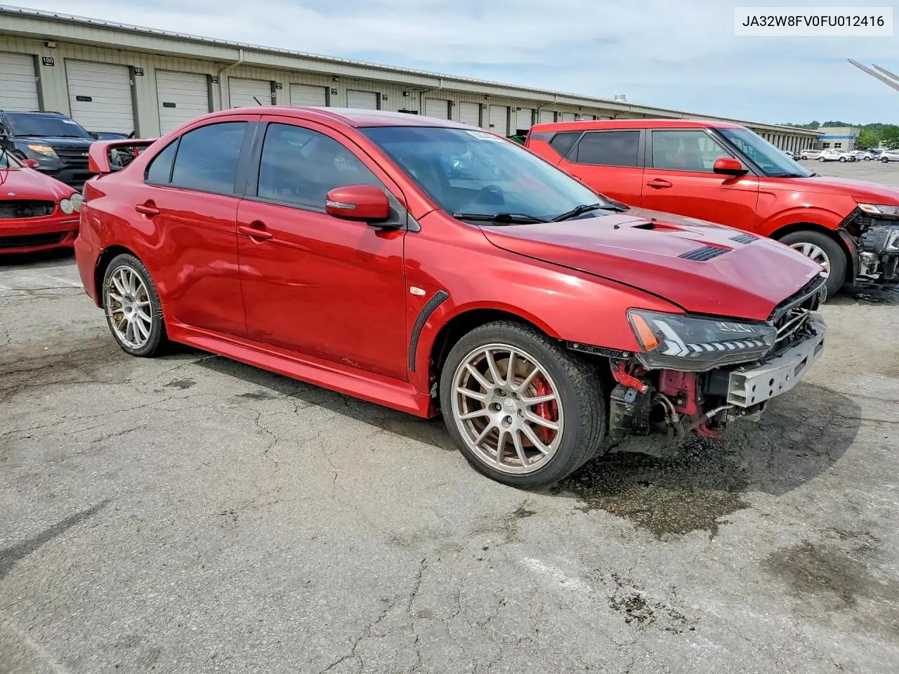 2015 Mitsubishi Lancer Evolution Gsr VIN: JA32W8FV0FU012416 Lot: 55354306