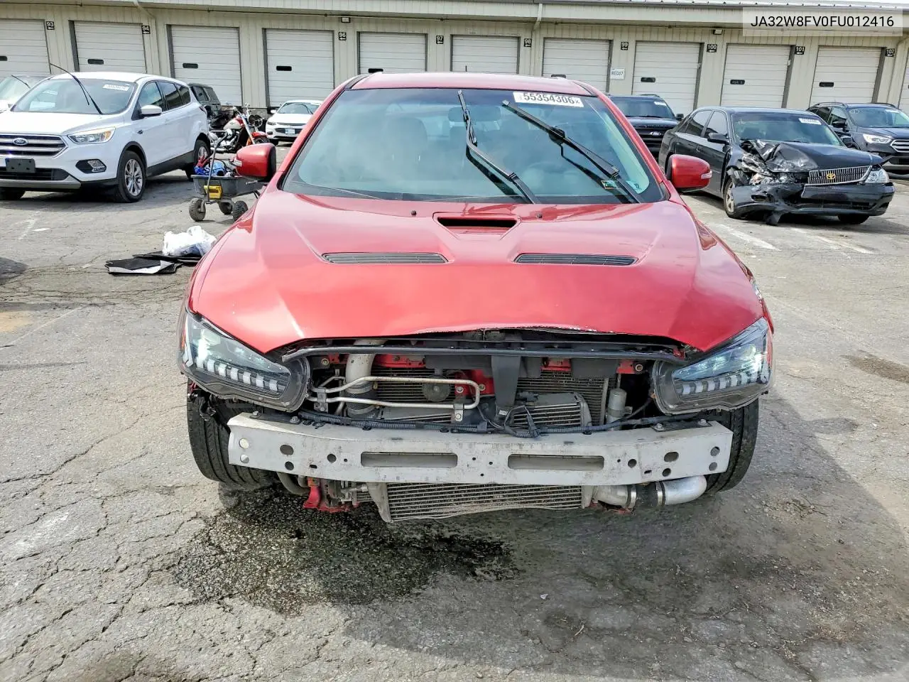 2015 Mitsubishi Lancer Evolution Gsr VIN: JA32W8FV0FU012416 Lot: 55354306