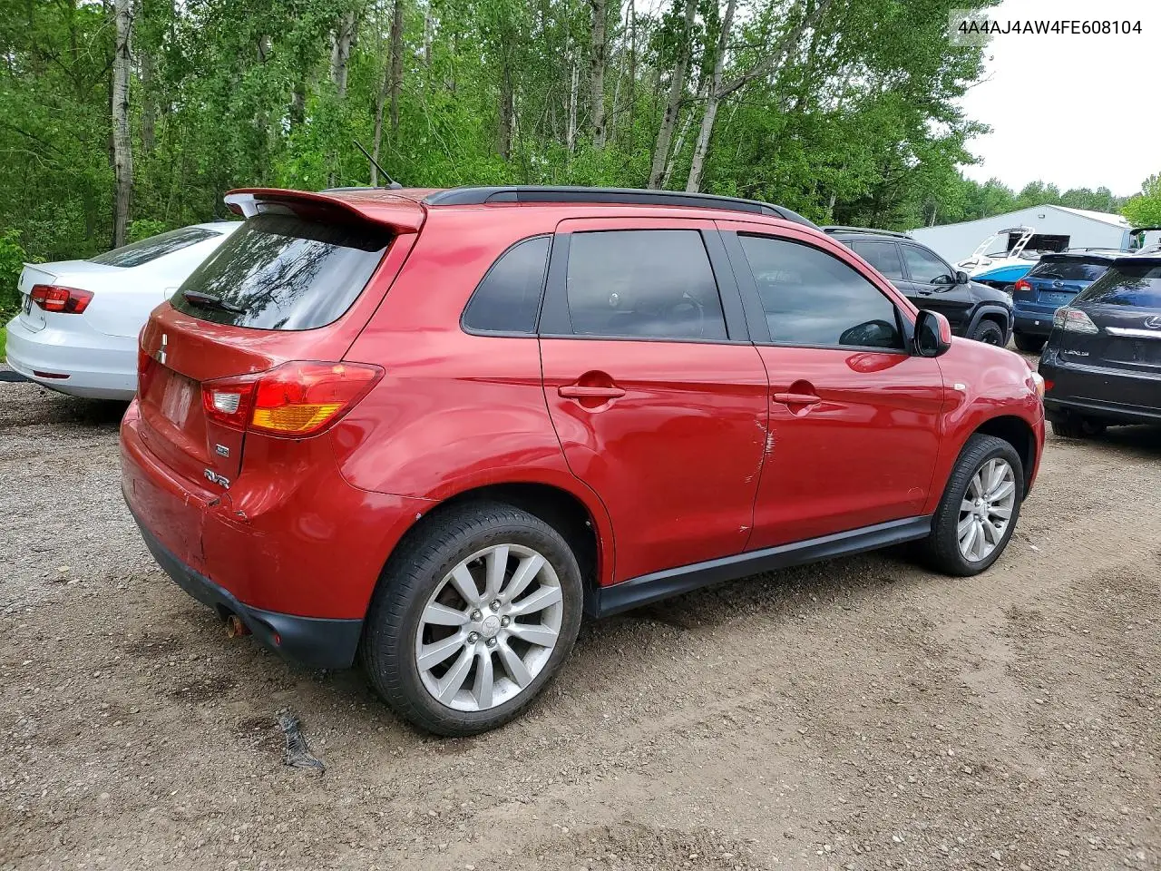 2015 Mitsubishi Rvr Gt VIN: 4A4AJ4AW4FE608104 Lot: 57301616